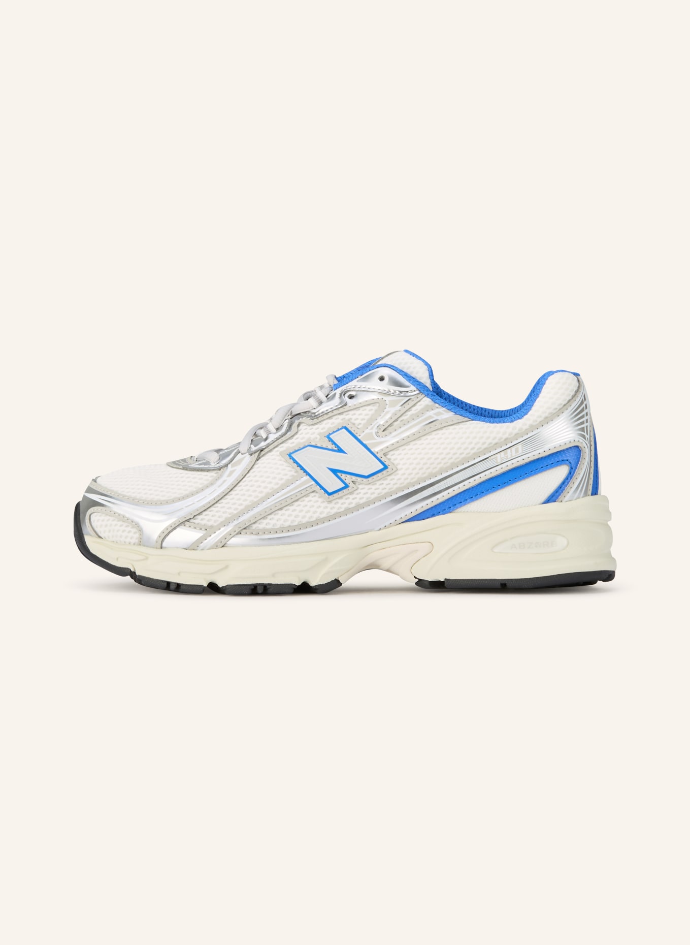 new balance Sneaker 740: WHITE / SILVER / BLUE