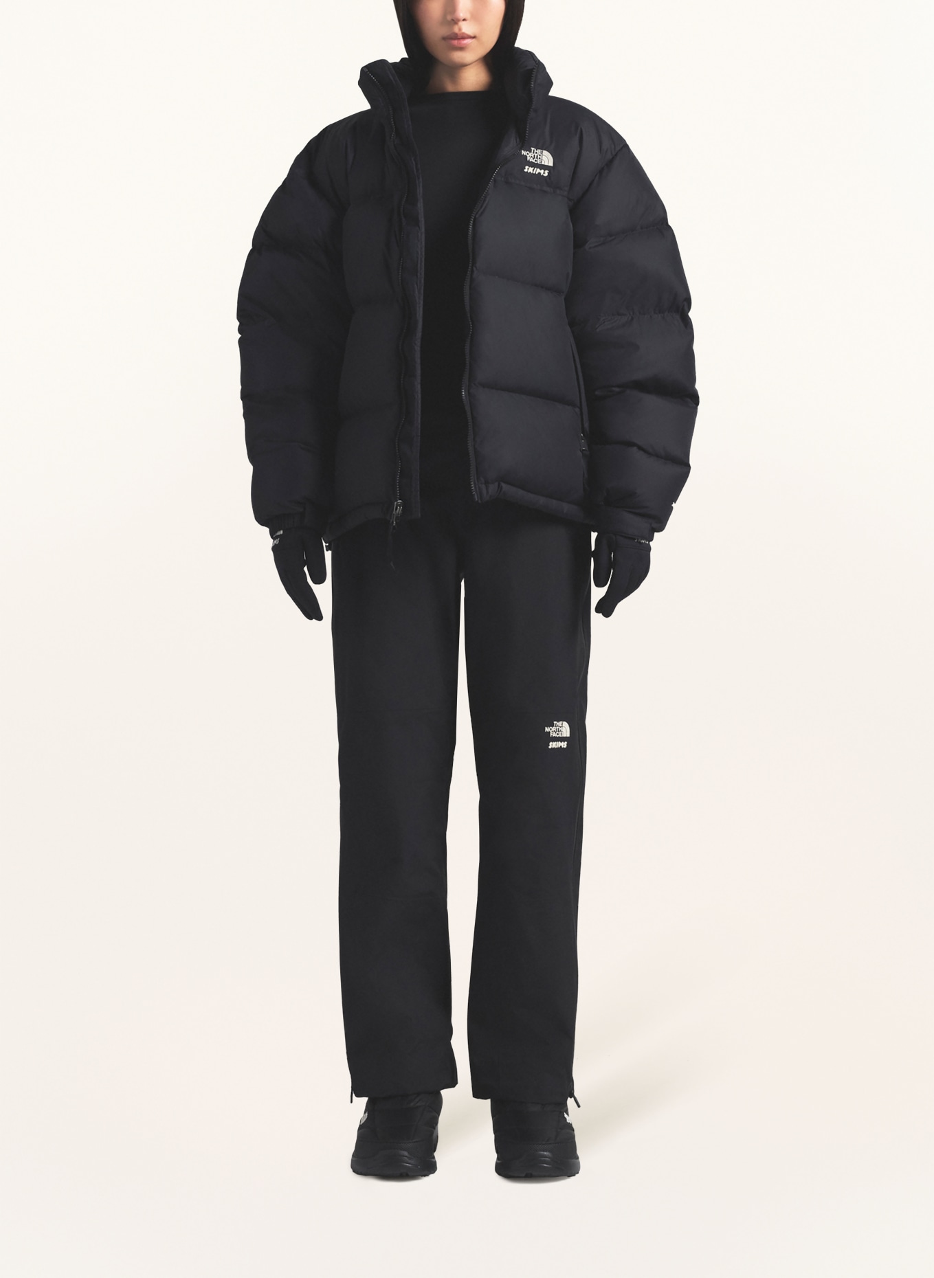 THE NORTH FACE x SKIMS Down jacket TNF X PROJECT K 96 NUPTSE: BLACK