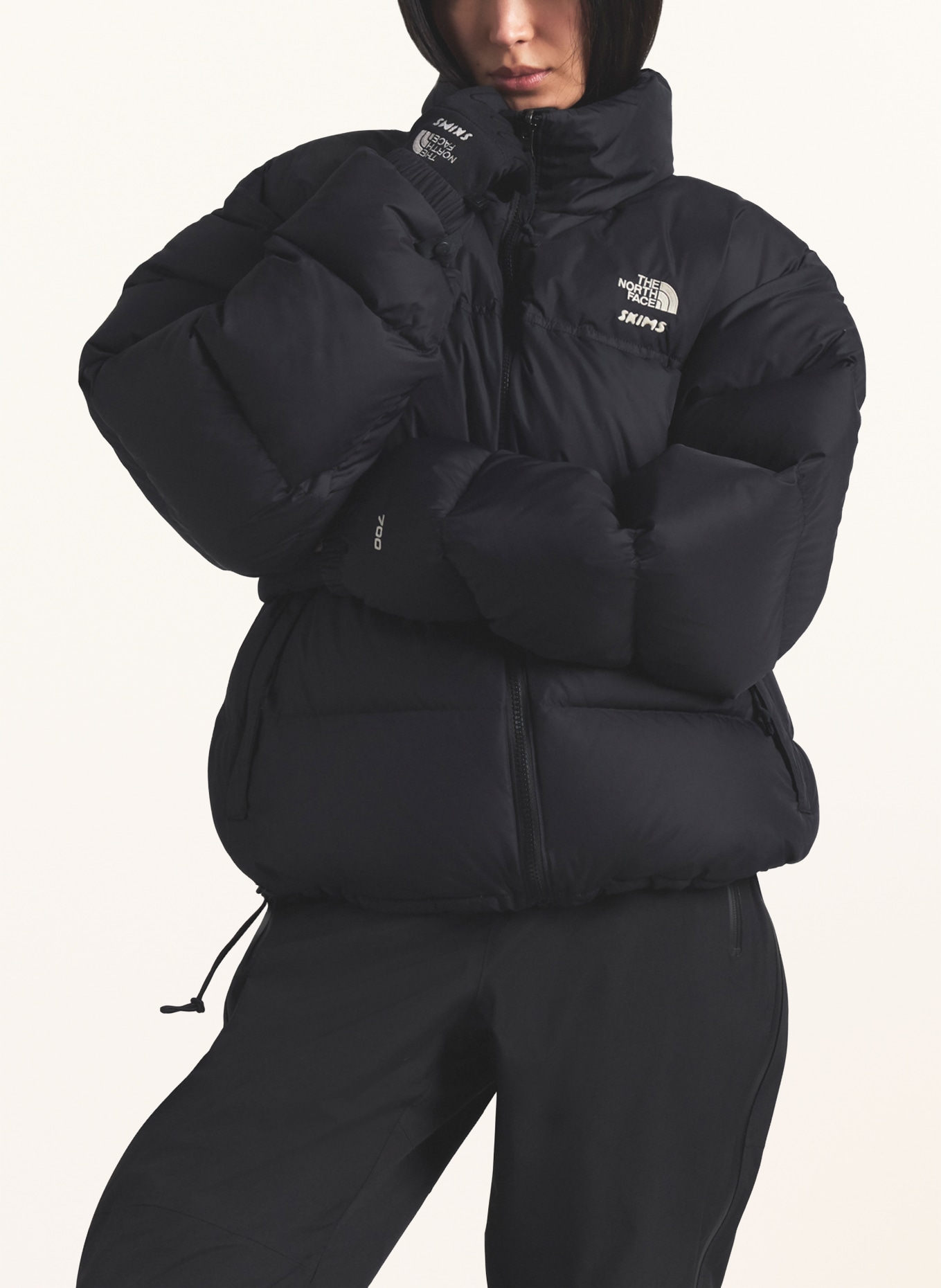THE NORTH FACE x SKIMS Down jacket TNF X PROJECT K 96 NUPTSE: BLACK