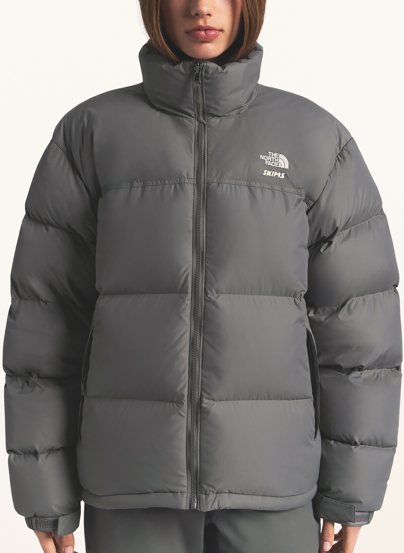 THE NORTH FACE x SKIMS Doudoune TNF X PROJECT K 96 NUPTSE: T8L SK Gunmetal