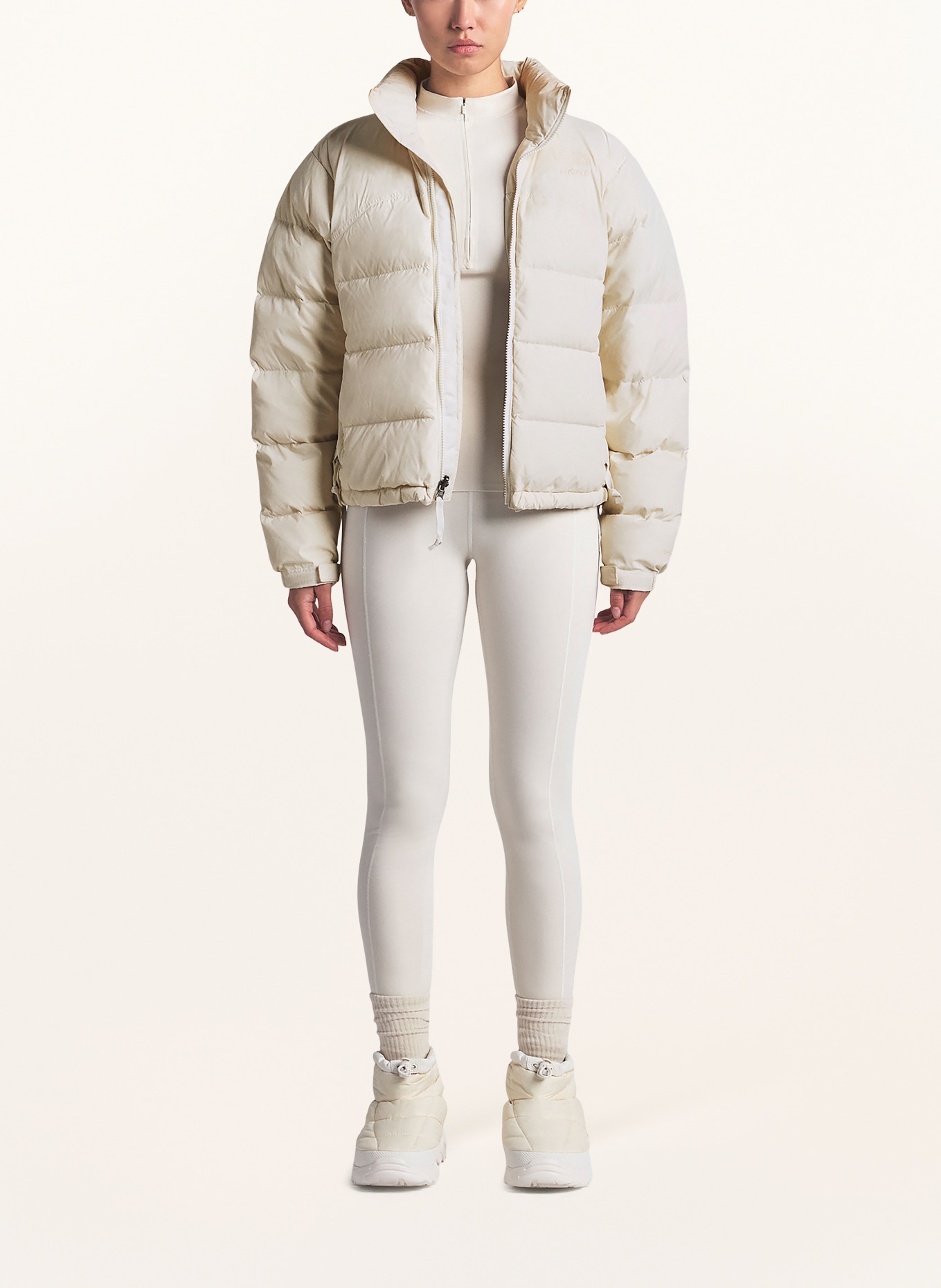 THE NORTH FACE x SKIMS Peřová bunda TNF X PROJECT K 2000 RETRO SHRUNKEN NUPTSE: I3S SK Bone