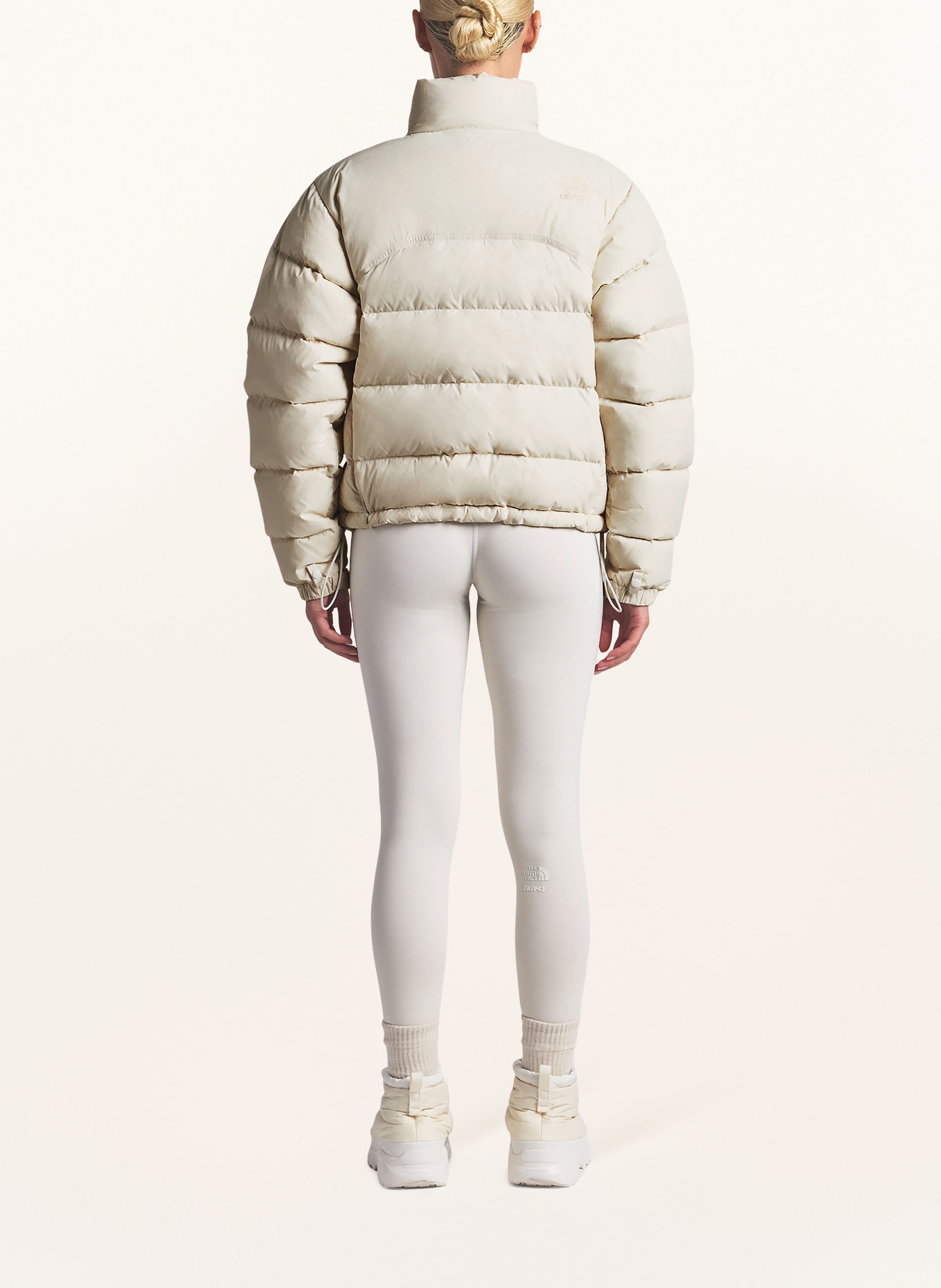 THE NORTH FACE x SKIMS Peřová bunda TNF X PROJECT K 2000 RETRO SHRUNKEN NUPTSE: I3S SK Bone