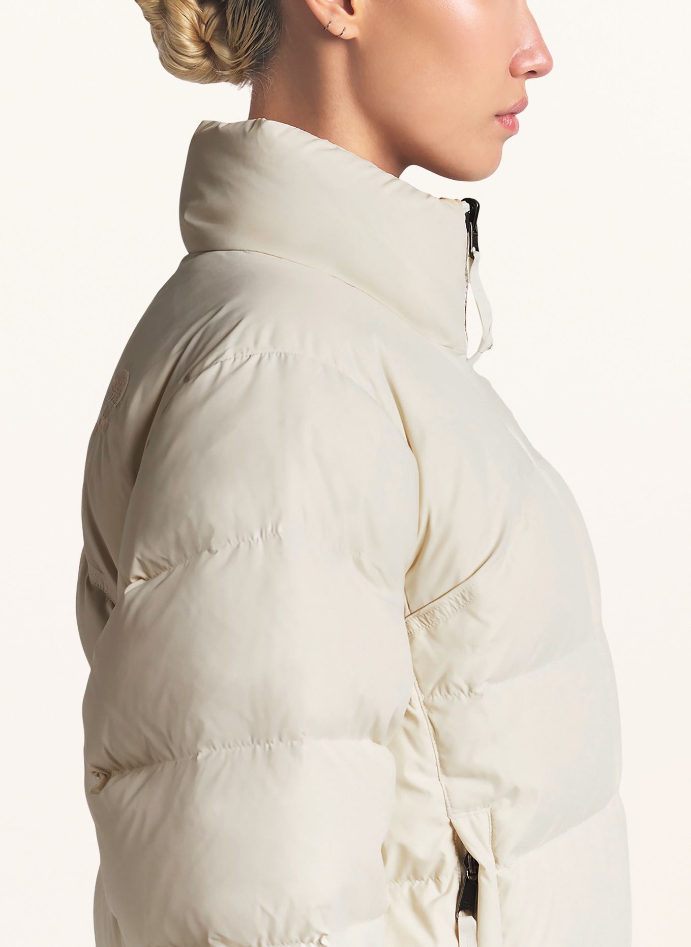 THE NORTH FACE x SKIMS Peřová bunda TNF X PROJECT K 2000 RETRO SHRUNKEN NUPTSE: I3S SK Bone