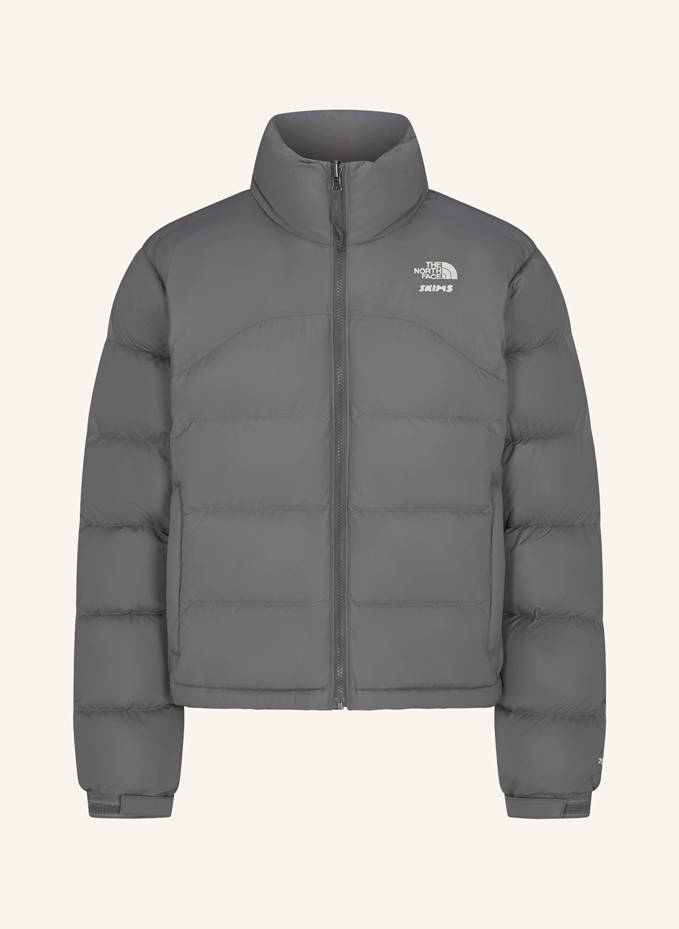 THE NORTH FACE x SKIMS TNF X PROJECT K 2000 RETRO SHRUNKEN NUPTSE down jacket: T8L SK Gunmetal