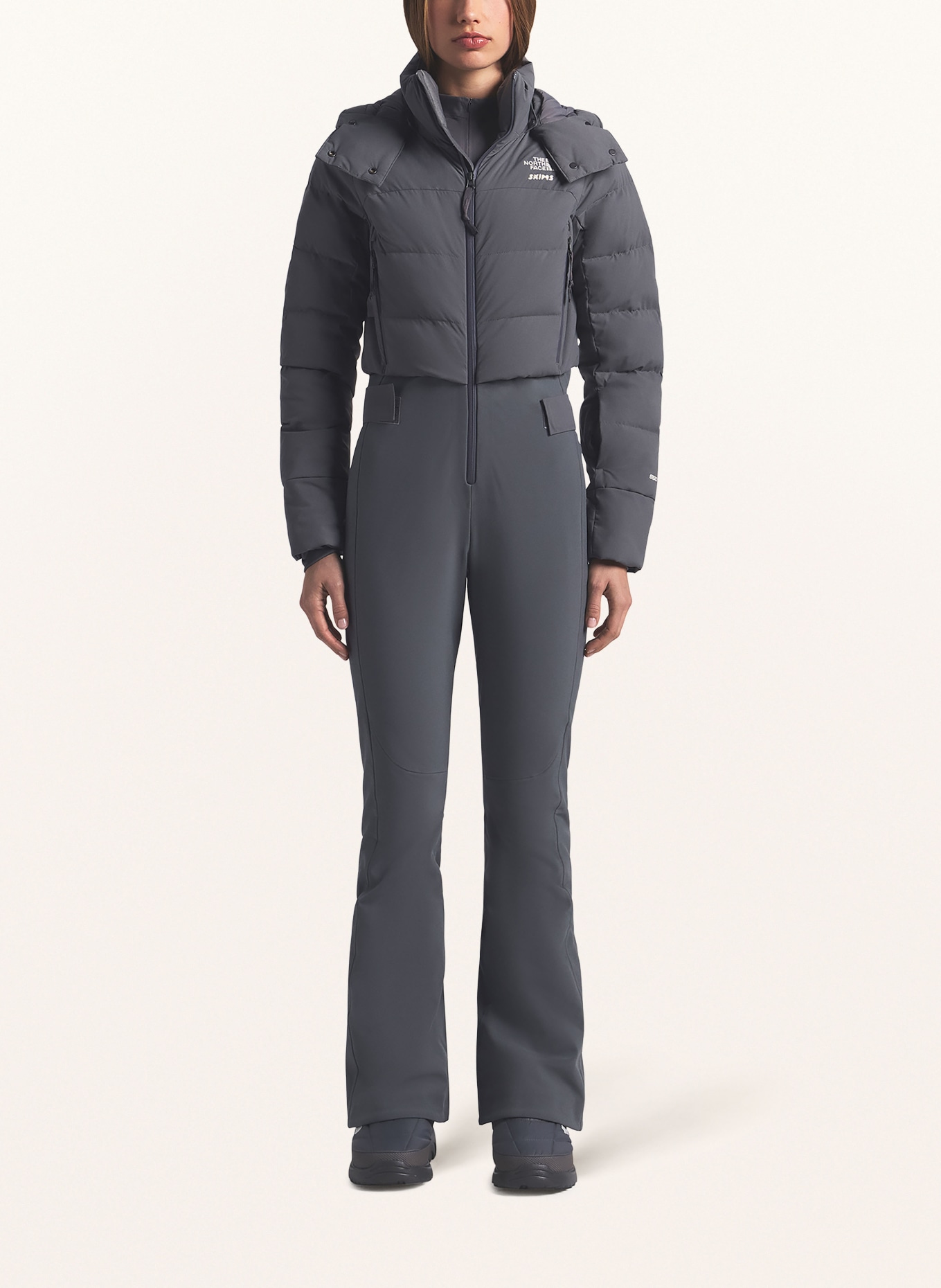 THE NORTH FACE x SKIMS TNF X PROJECT K ski suit: T8L SK Gunmetal