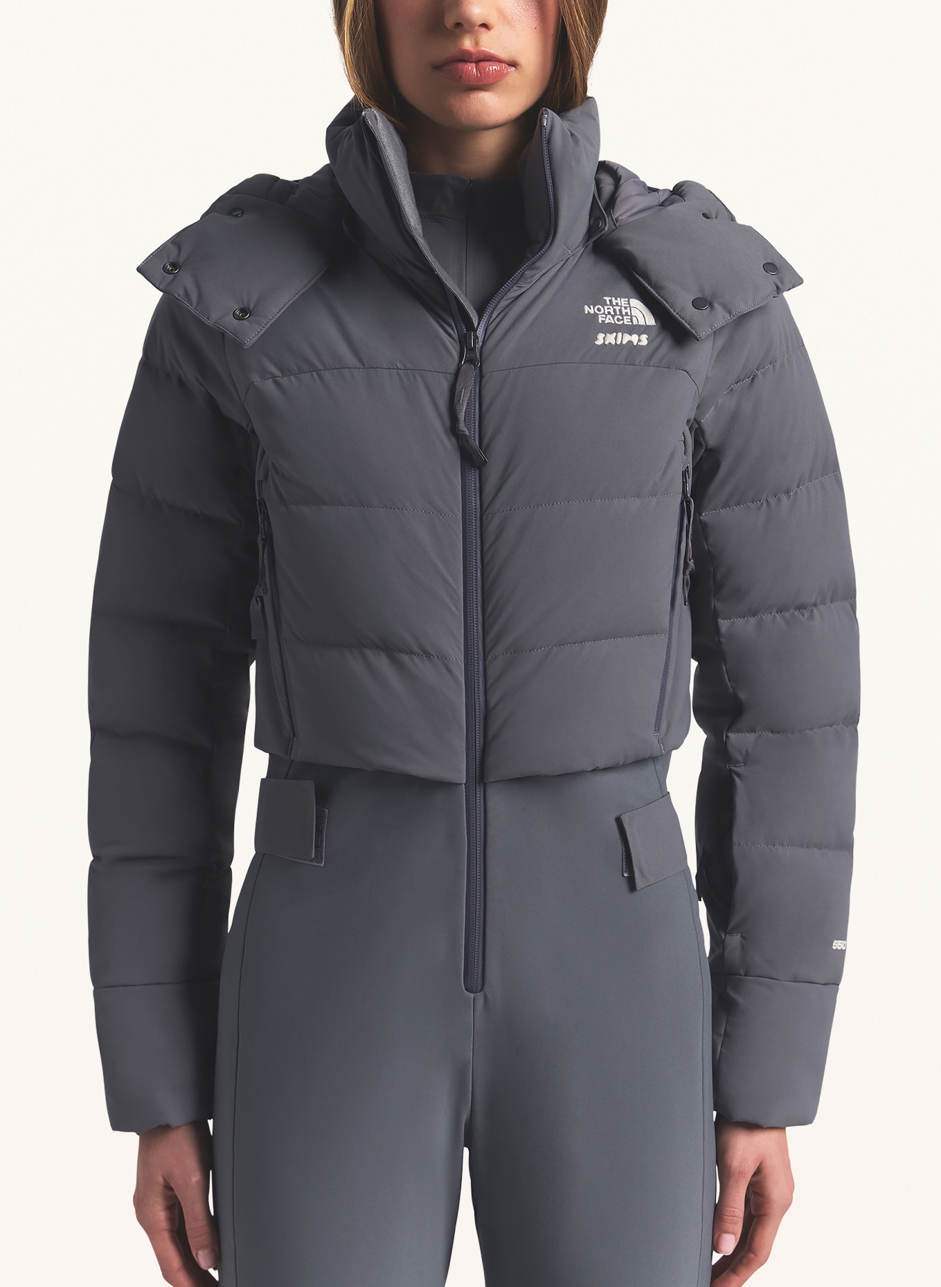 THE NORTH FACE x SKIMS TNF X PROJECT K ski suit: T8L SK Gunmetal