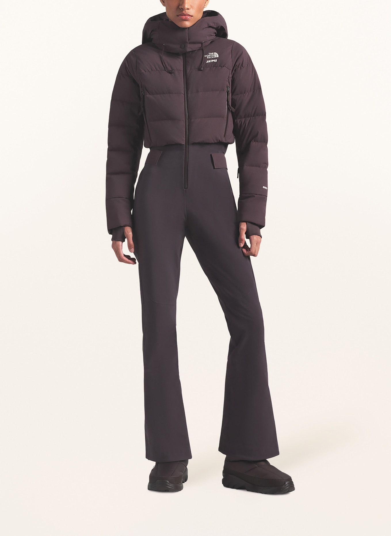 THE NORTH FACE x SKIMS TNF X PROJECT K ski suit: T7X SK Phoenix