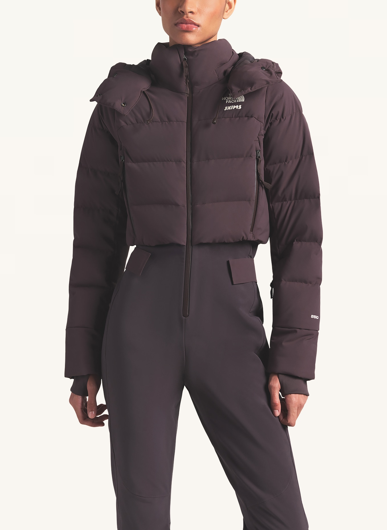 THE NORTH FACE x SKIMS TNF X PROJECT K ski suit: T7X SK Phoenix