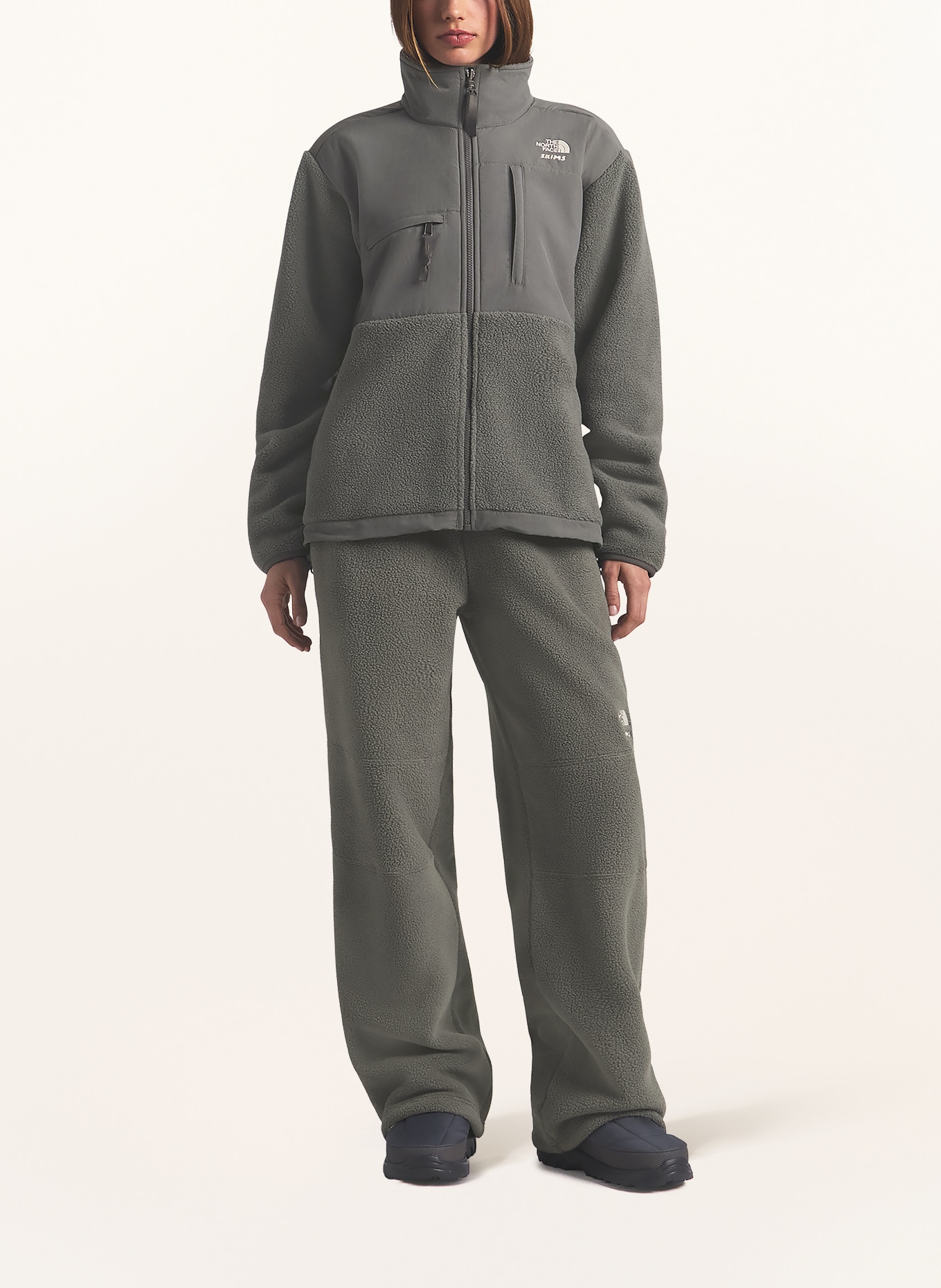 THE NORTH FACE x SKIMS TNF X PROJECT K 1995 RETRO DENALI fleece jacket: T8L SK Gunmetal