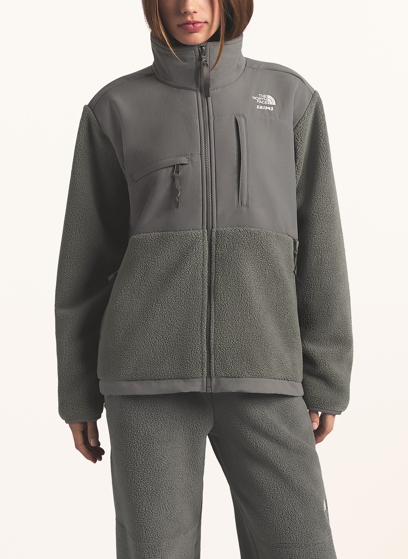 THE NORTH FACE x SKIMS TNF X PROJECT K 1995 RETRO DENALI fleece jacket: T8L SK Gunmetal