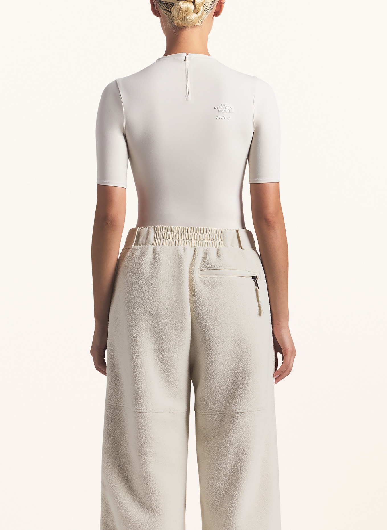 THE NORTH FACE x SKIMS TNF X PROJECT K 1995 RETRO DENALI fleece pants: I3S SK Bone