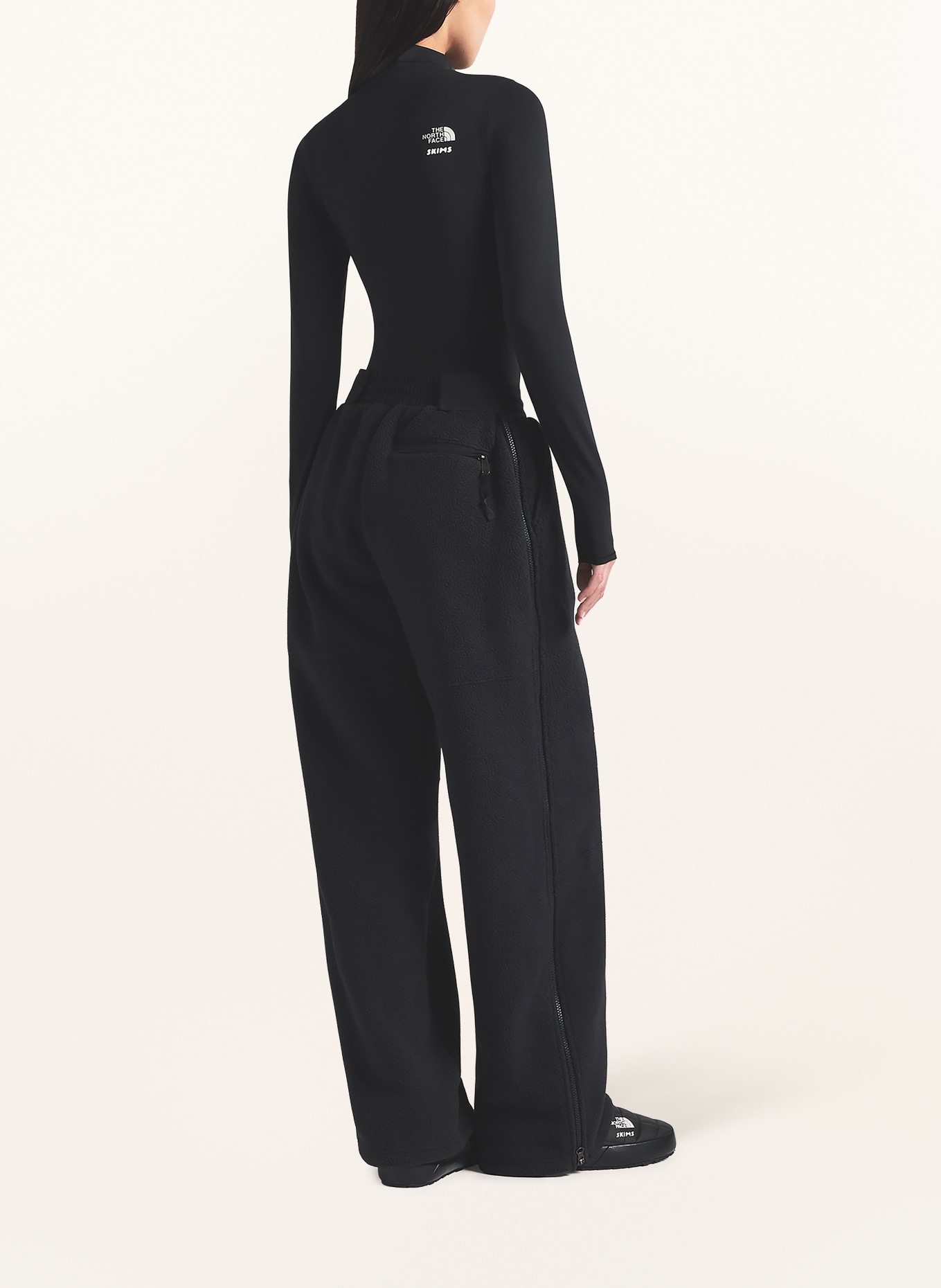 THE NORTH FACE x SKIMS TNF X PROJECT K 1995 RETRO DENALI fleece pants: I3X SK Onyx