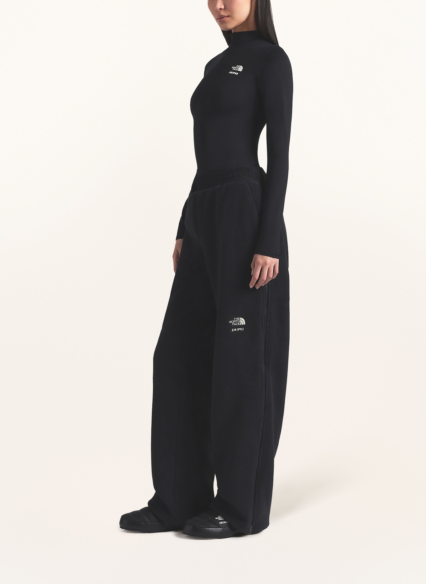 THE NORTH FACE x SKIMS TNF X PROJECT K 1995 RETRO DENALI fleece pants: I3X SK Onyx