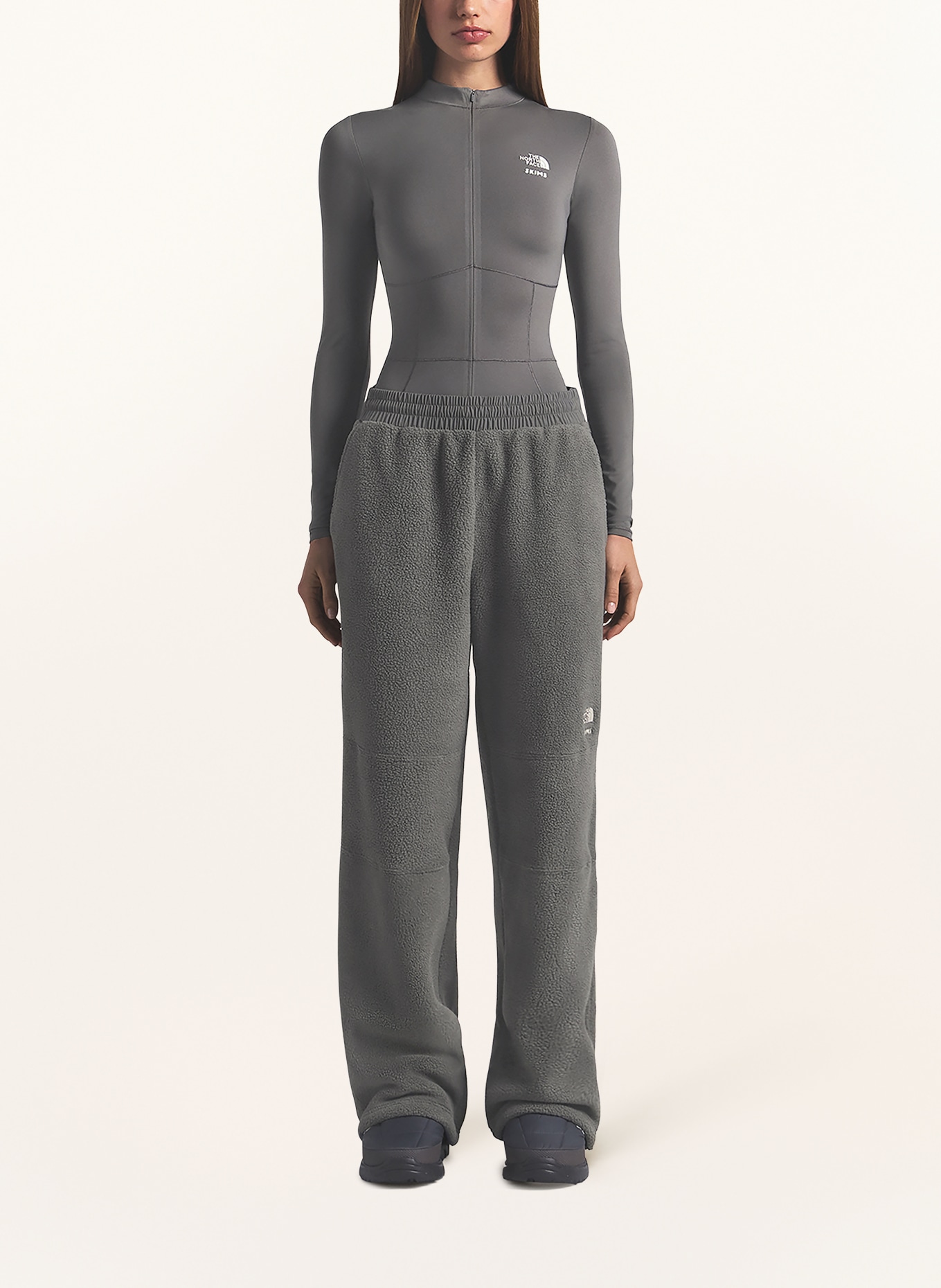 THE NORTH FACE x SKIMS TNF X PROJECT K 1995 RETRO DENALI fleece pants: T8L SK Gunmetal