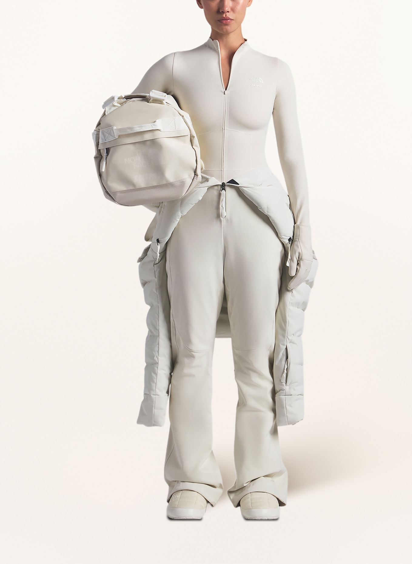 THE NORTH FACE x SKIMS Sac de voyage TNF X PROJECT K BASE CAMP DUFFEL S 50 l: I3S SK Bone