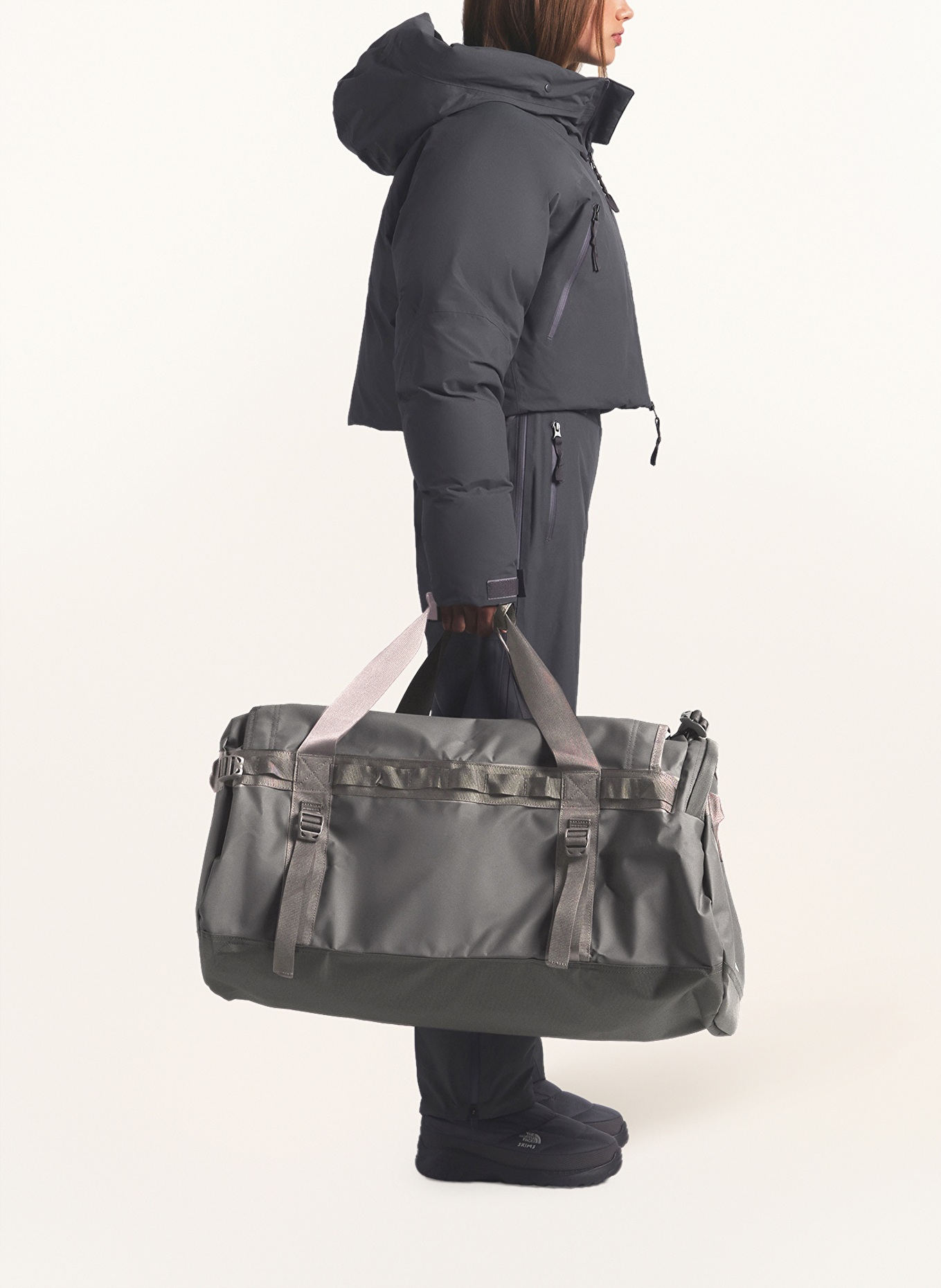 THE NORTH FACE x SKIMS Travel bag TNF X PROJECT K BASE CAMP DUFFEL L 95 l: T8L SK Gunmetal
