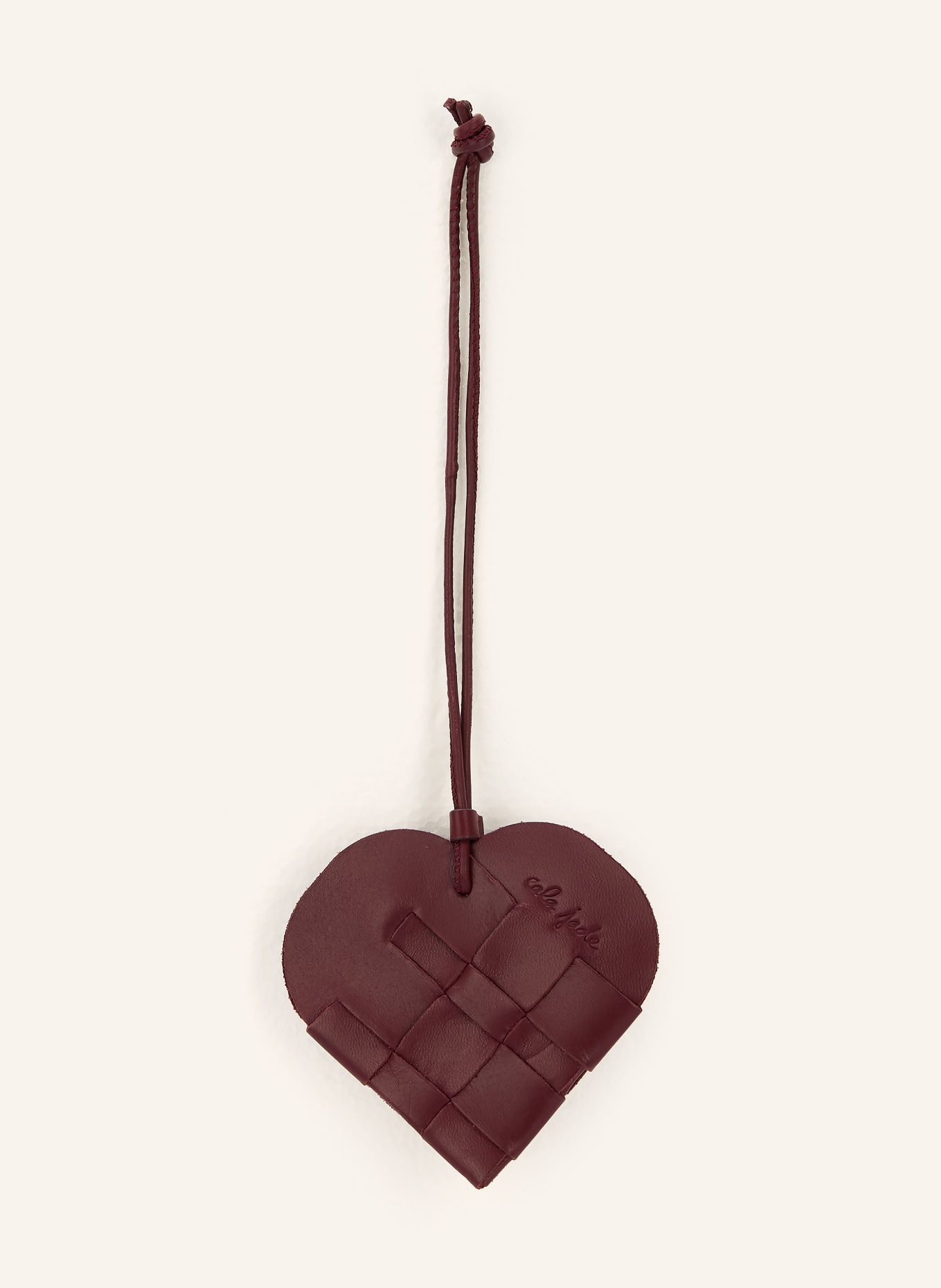 CALA JADE Taschenanhänger MISU HEART M: DUNKELROT