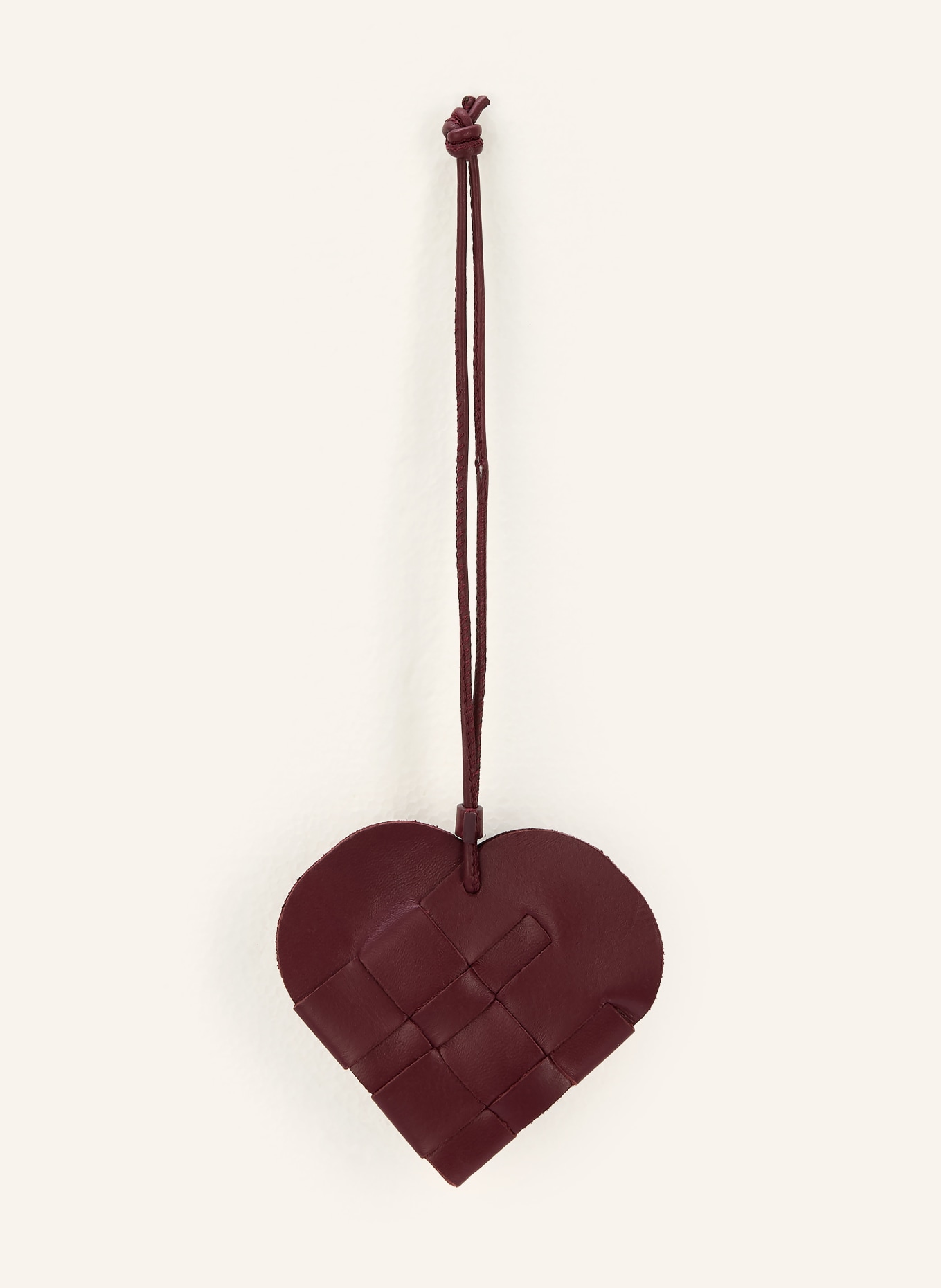 CALA JADE Taschenanhänger MISU HEART M: DUNKELROT