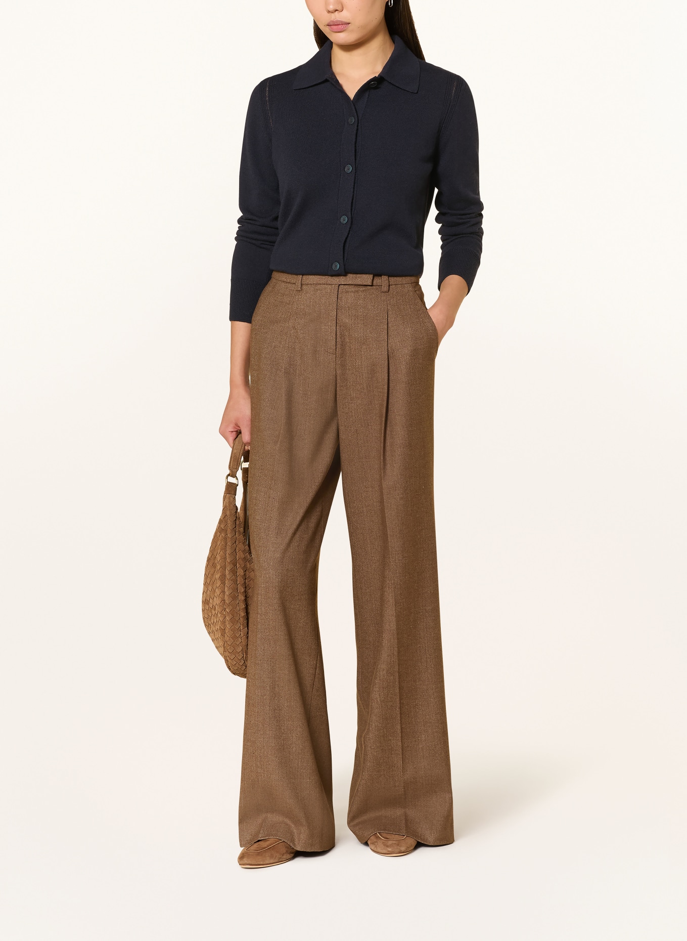 MAERZ MUENCHEN Strickjacke: DUNKELBLAU