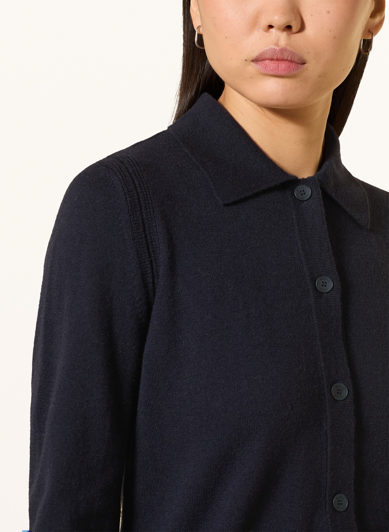 MAERZ MUENCHEN Strickjacke: DUNKELBLAU