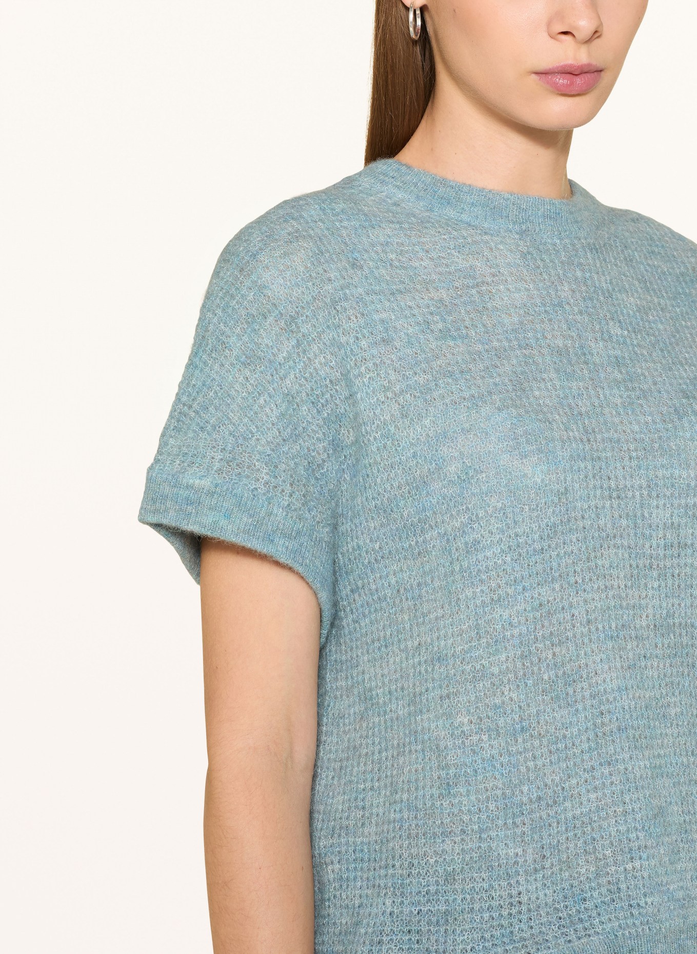 MAERZ MUENCHEN Strickshirt: PETROL