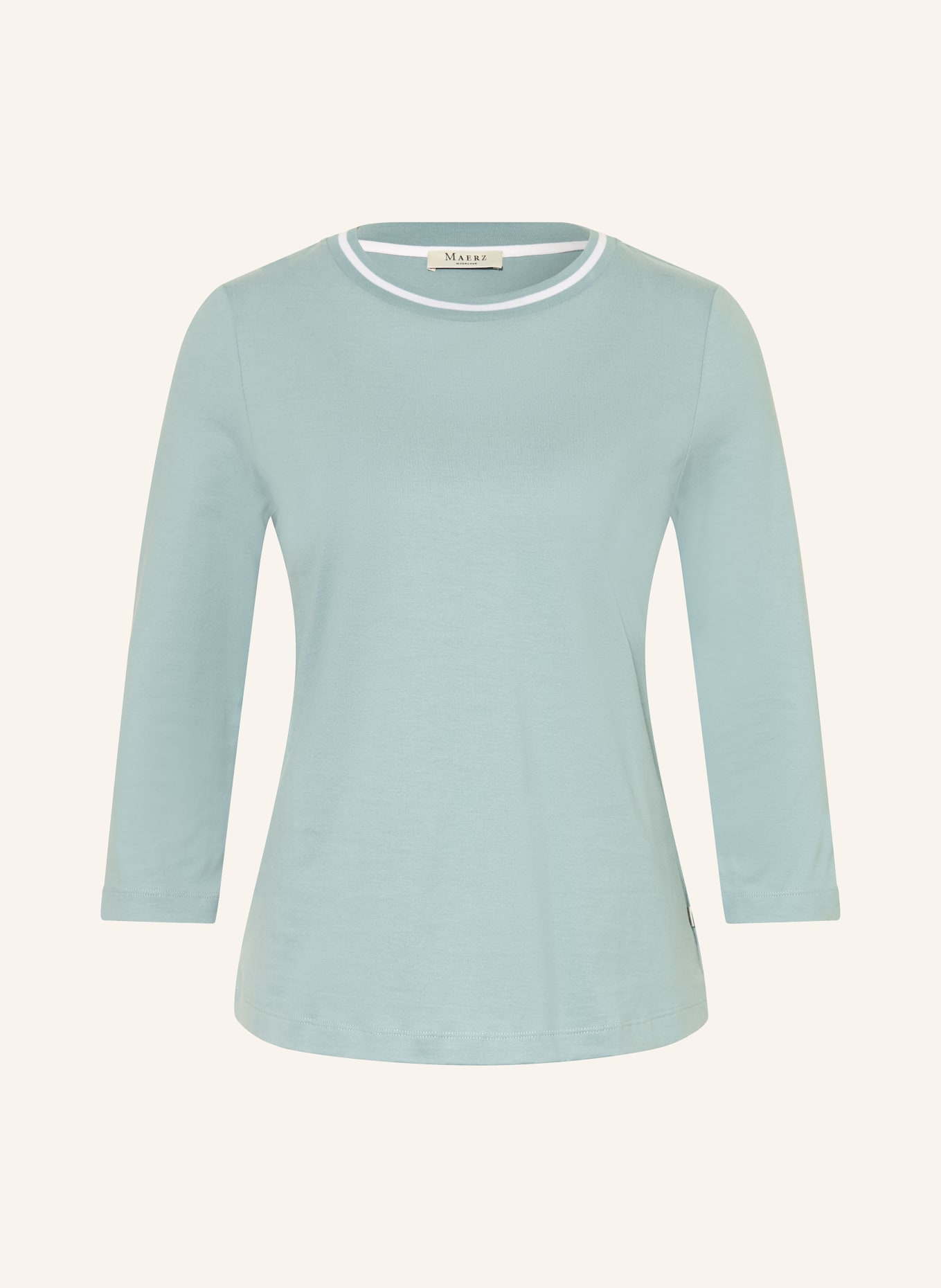 MAERZ MUENCHEN Shirt mit 3/4-Arm: PETROL