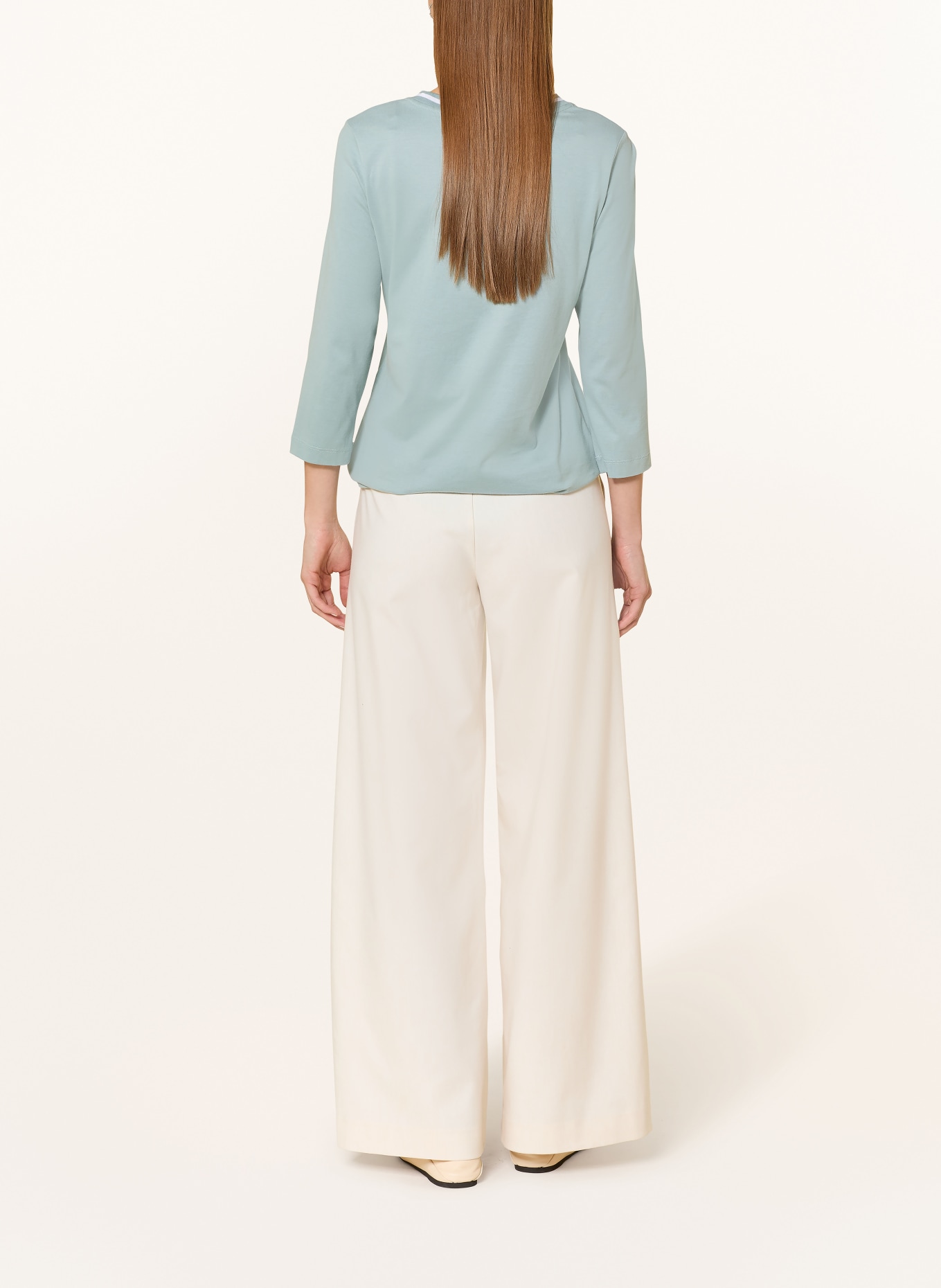 MAERZ MUENCHEN Shirt mit 3/4-Arm: PETROL