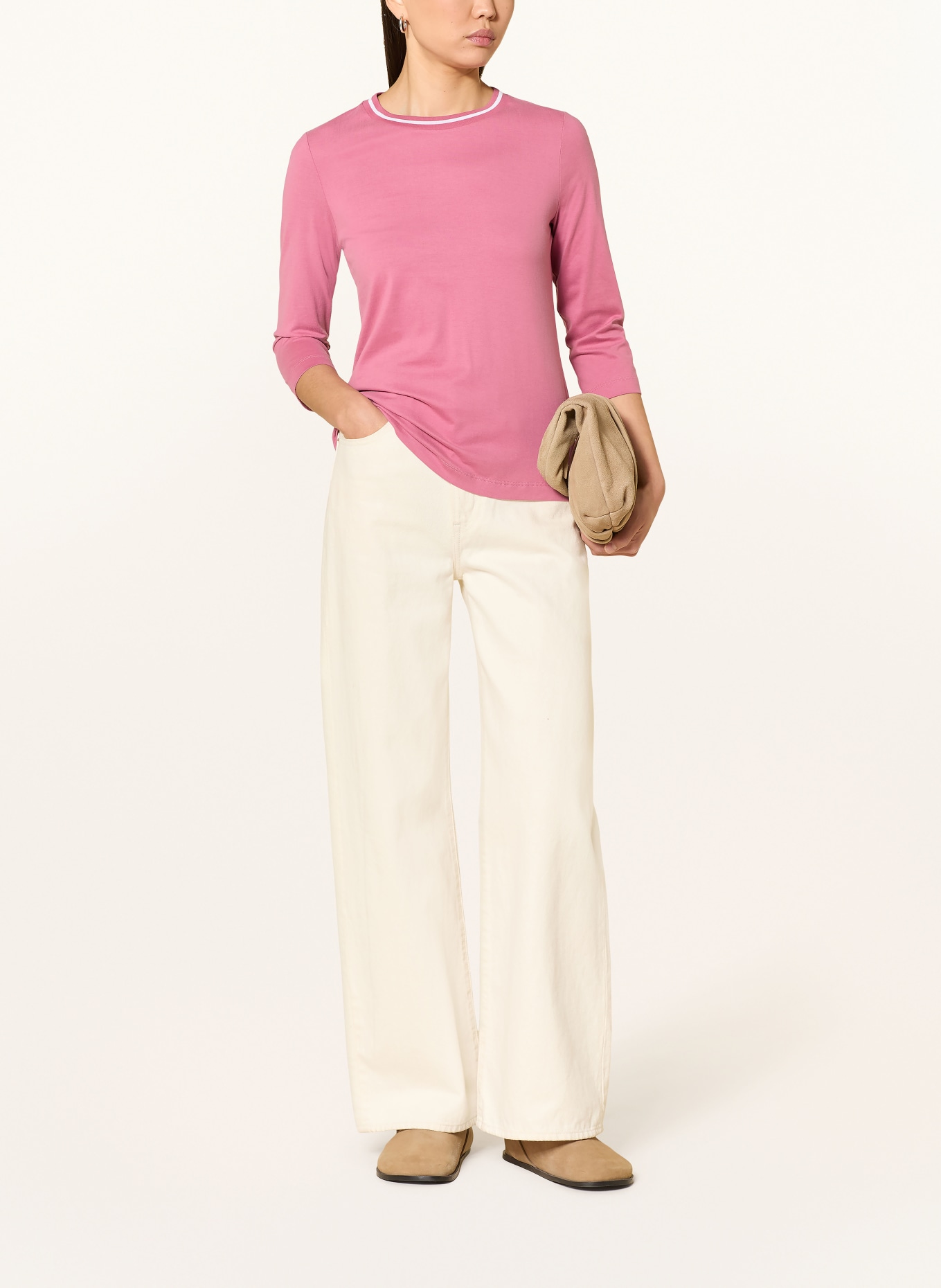 MAERZ MUENCHEN Shirt mit 3/4-Arm: PINK