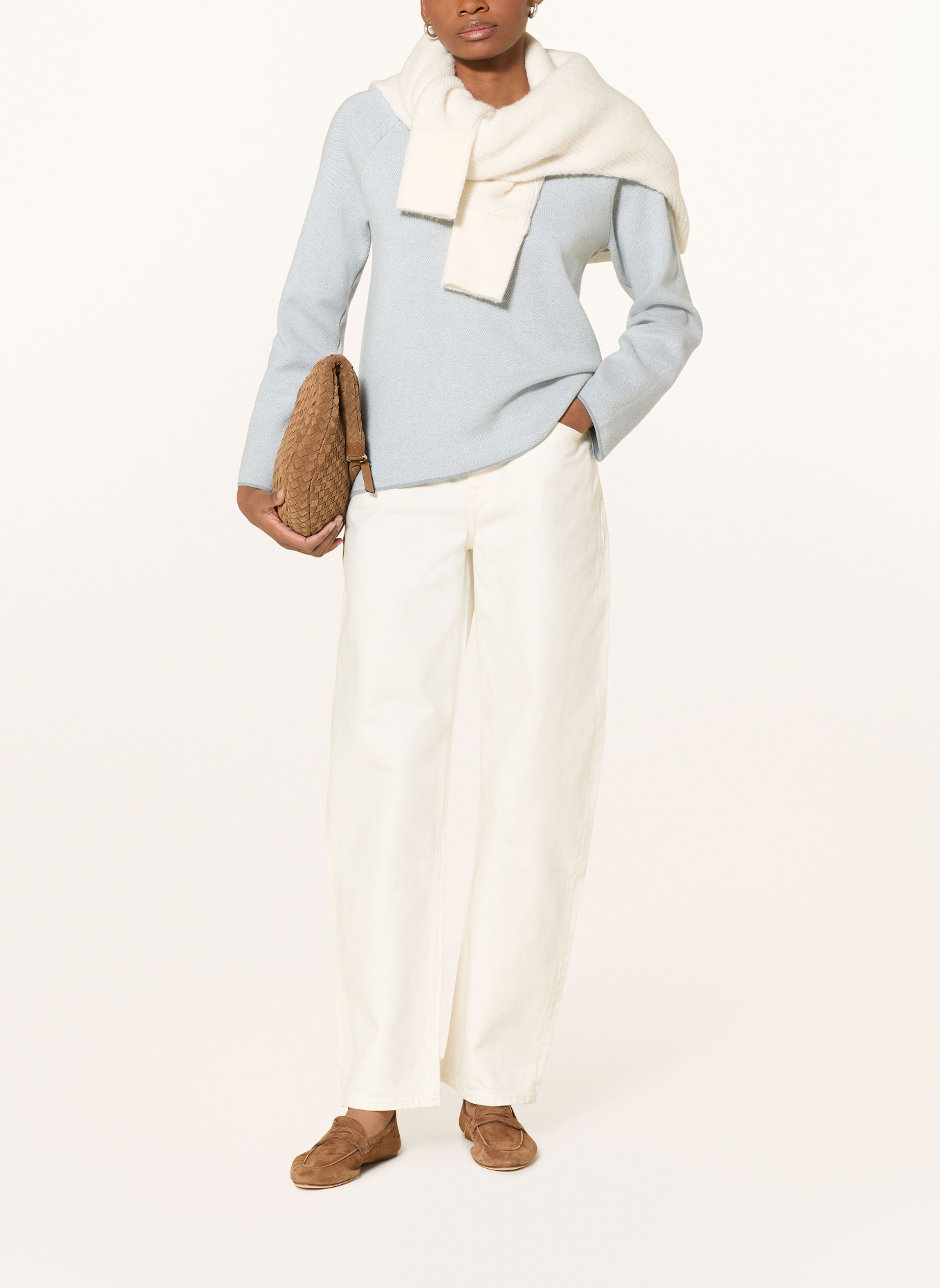 MAERZ MUENCHEN sweter: SZARONIEBIESKI