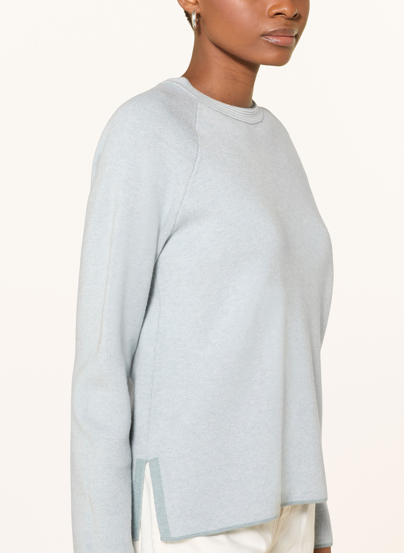 MAERZ MUENCHEN sweter: SZARONIEBIESKI