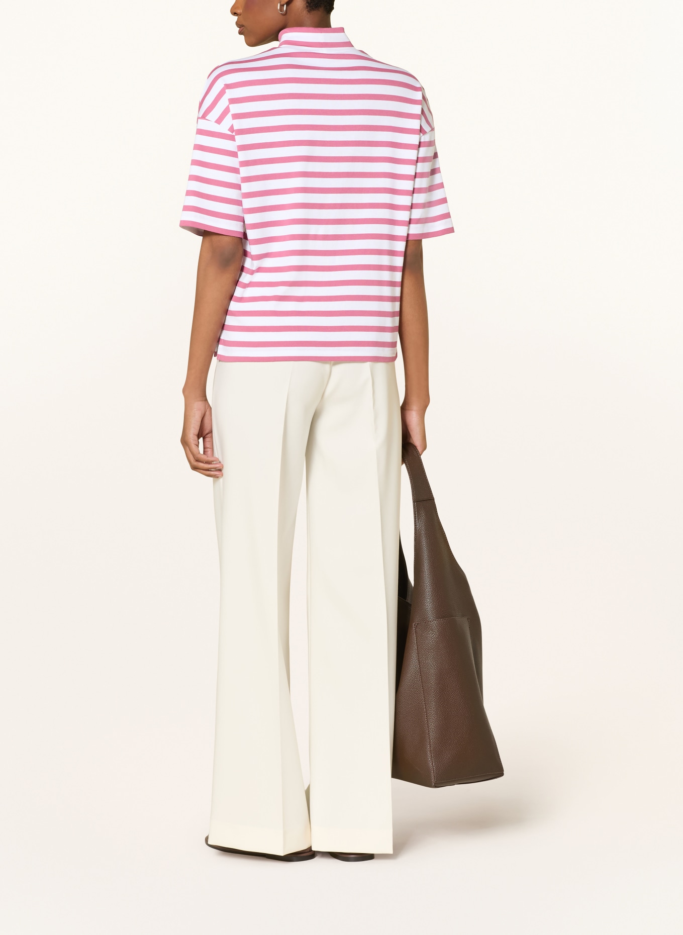 MAERZ MUENCHEN T-Shirt: PINK / WEISS