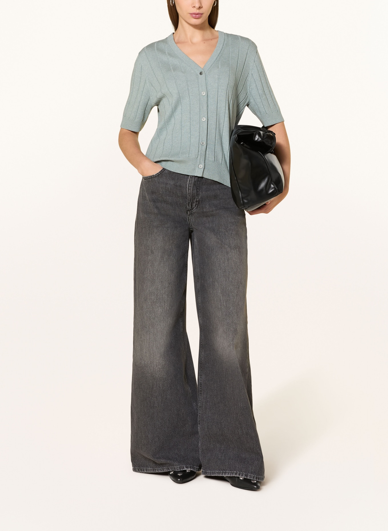 MAERZ MUENCHEN Strickjacke: PETROL