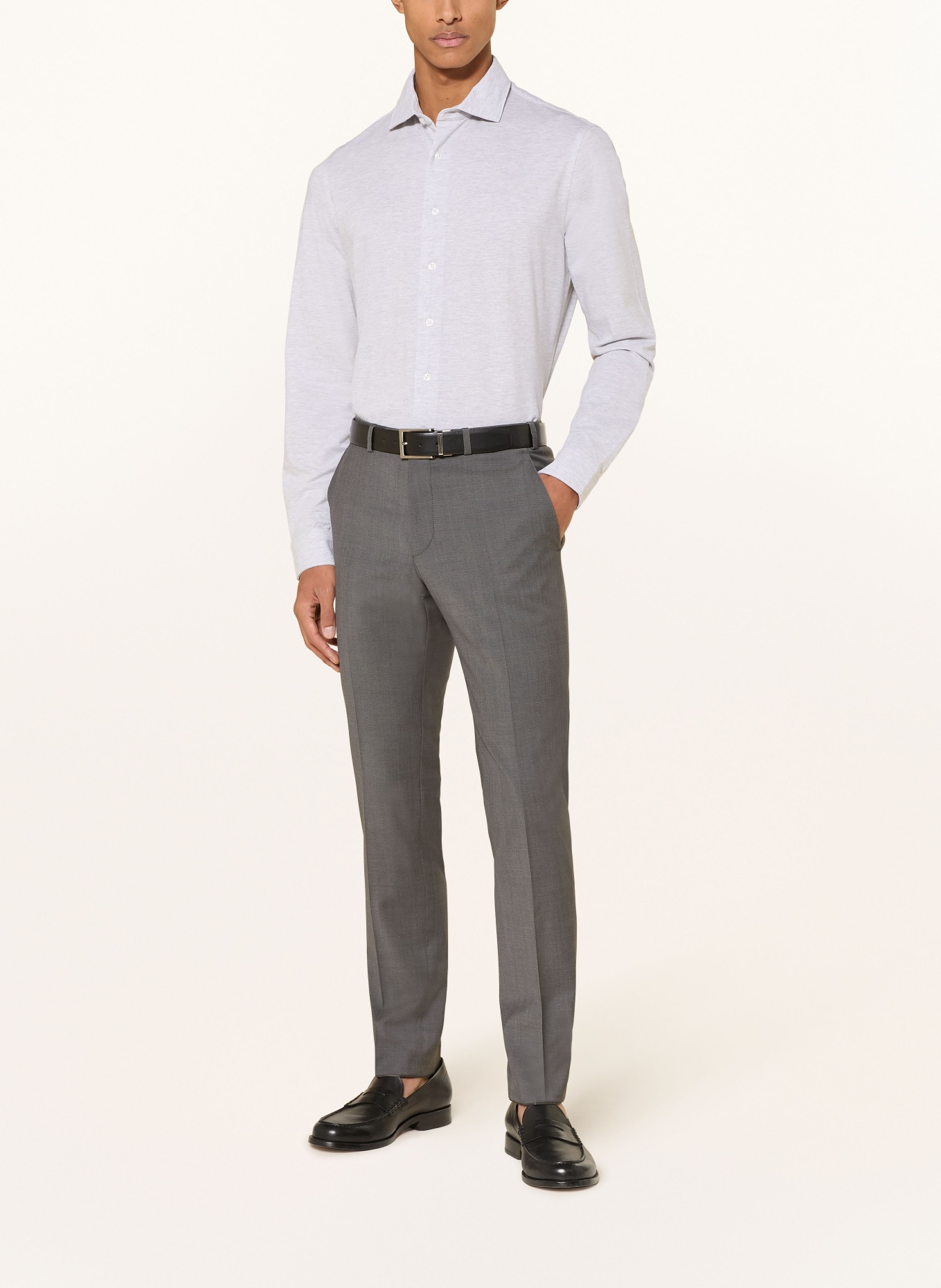 MAERZ MUENCHEN Chemise Slim Fit: GRIS CLAIR