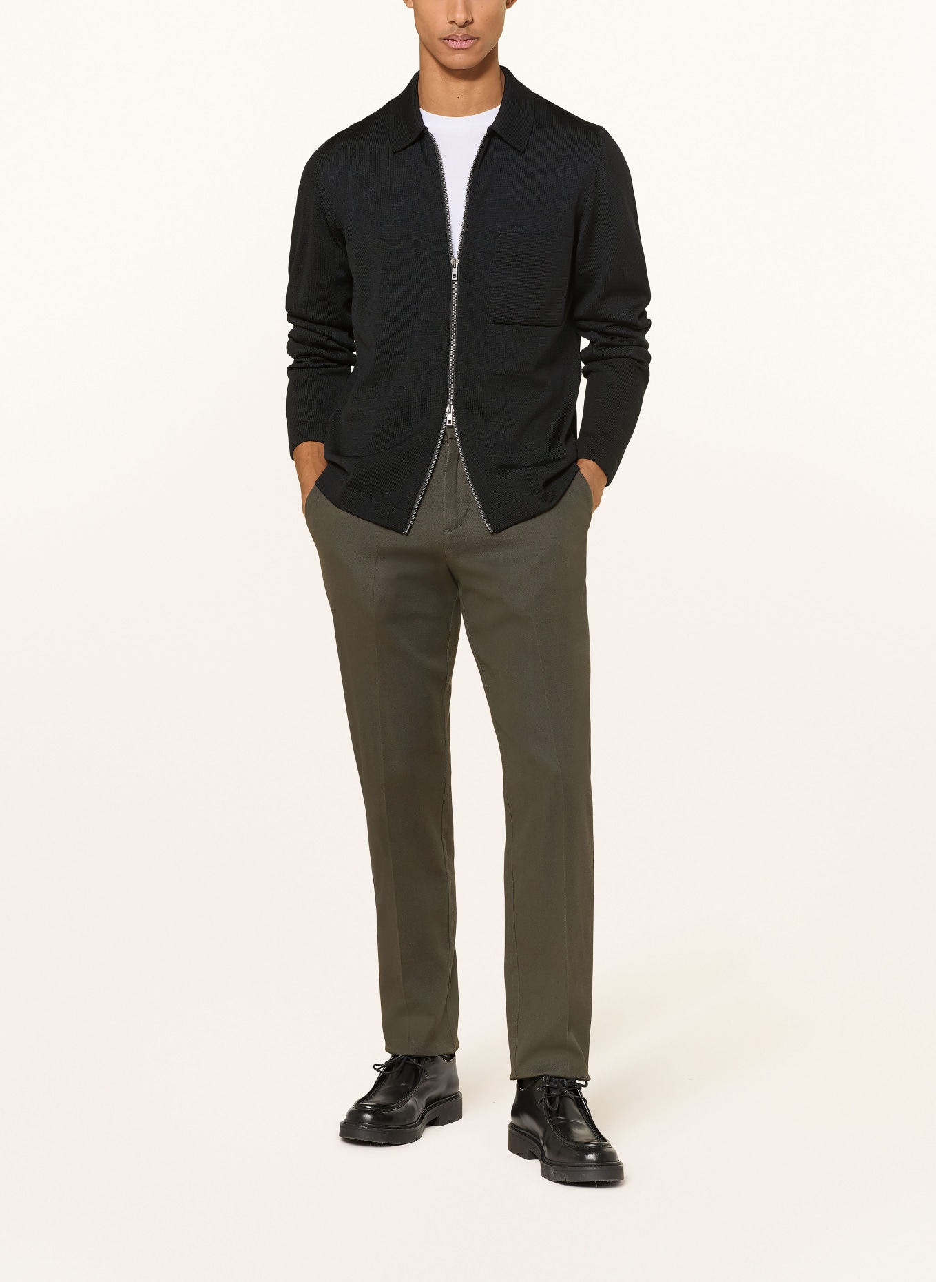 MAERZ MUENCHEN cardigan: BLACK