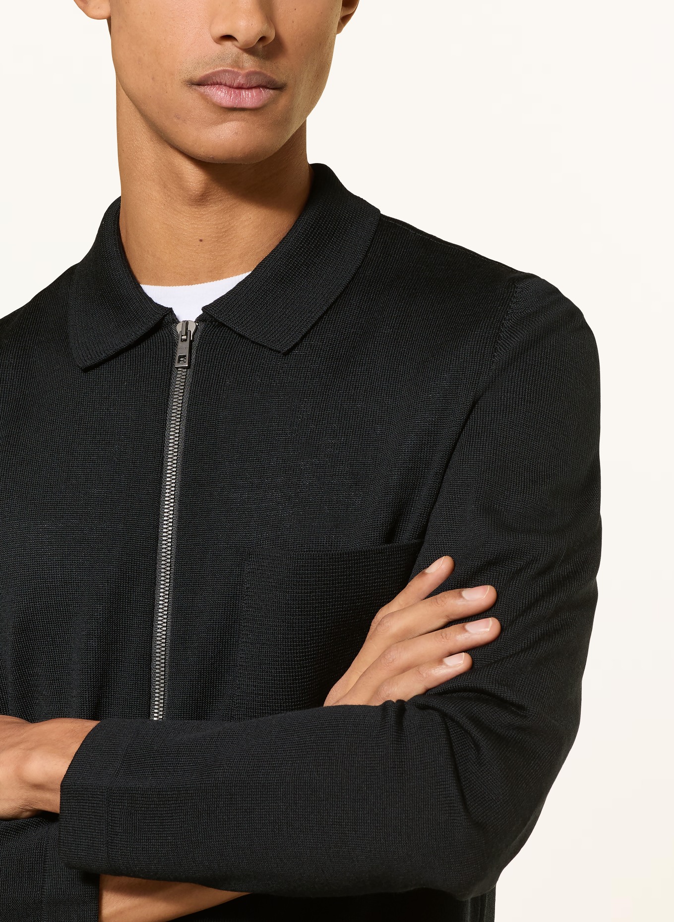 MAERZ MUENCHEN cardigan: BLACK