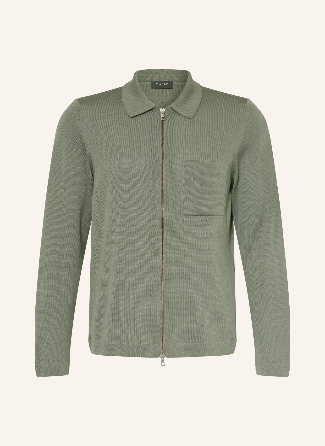 MAERZ MUENCHEN cardigan: DARK GREEN