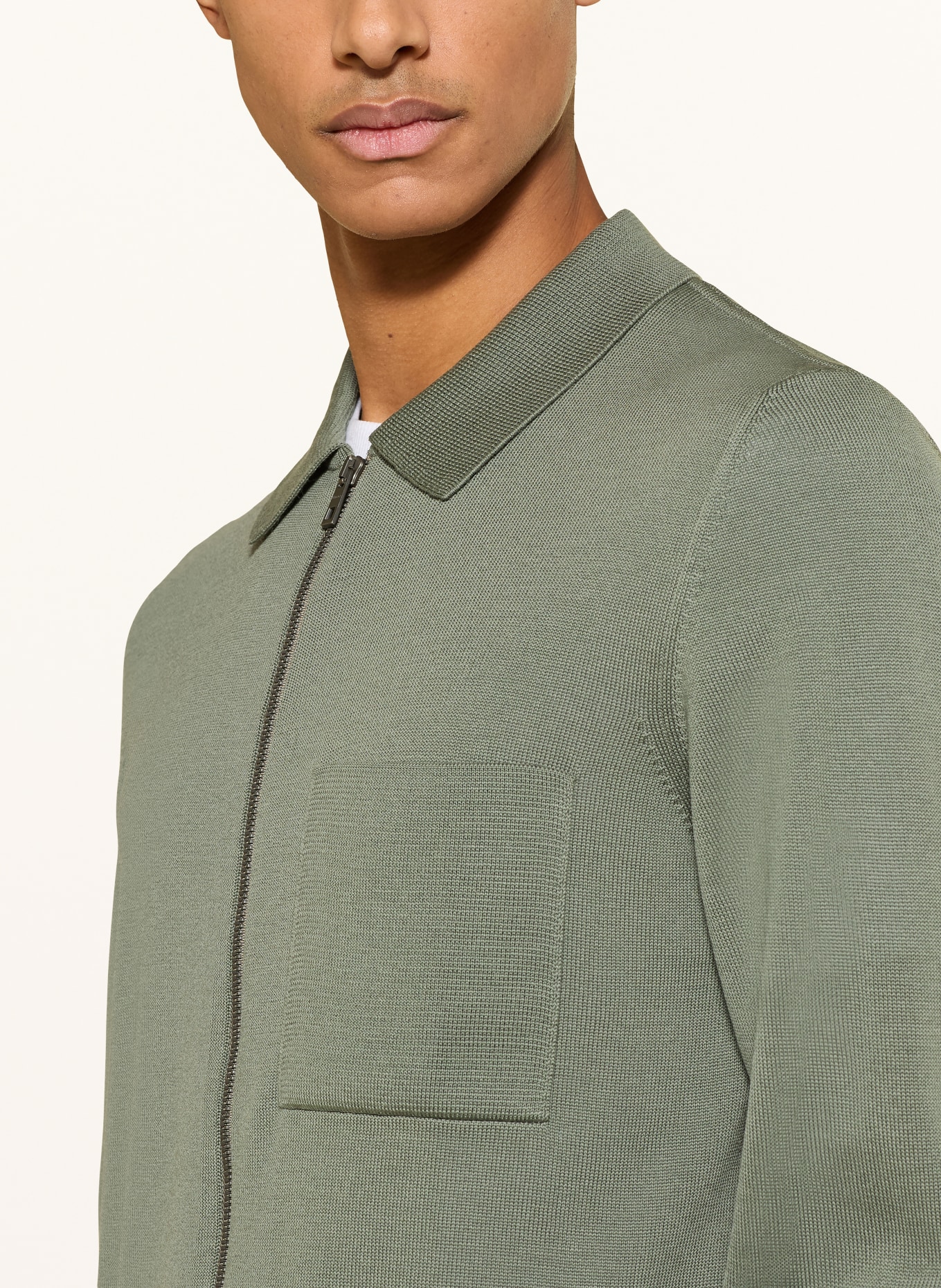 MAERZ MUENCHEN cardigan: DARK GREEN