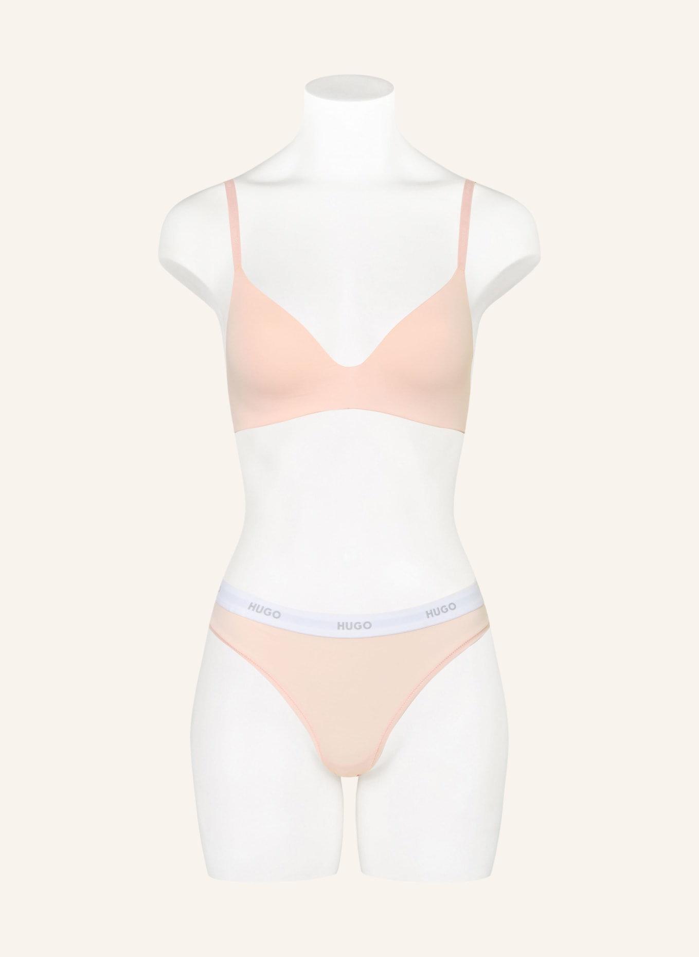 HUGO T-shirt bra: PINK