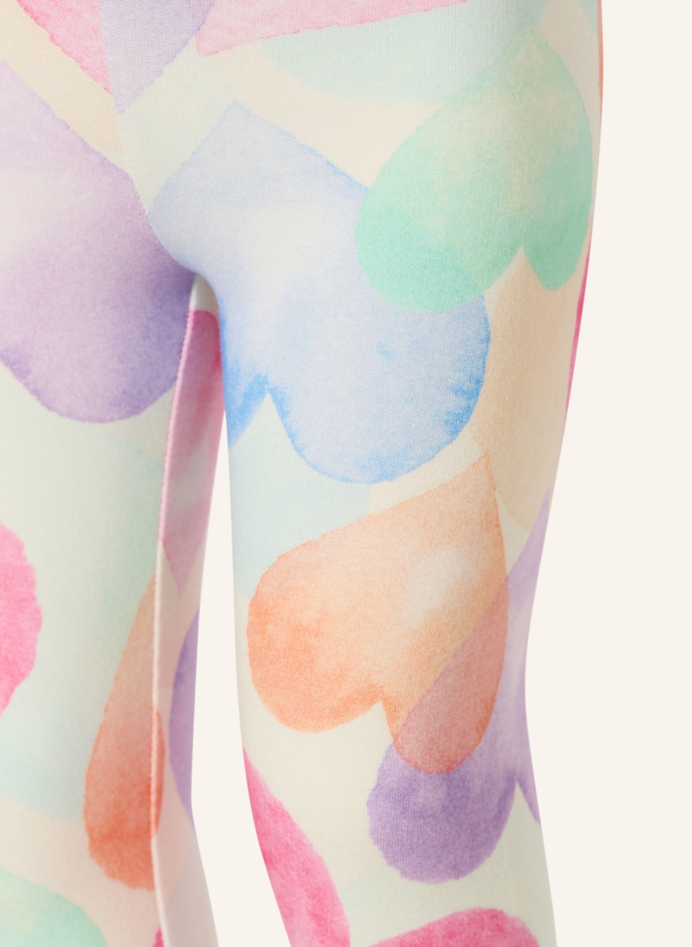 s.Oliver RED legginsy: KREMOWY / MOCNORÓŻOWY / MIĘTOWY