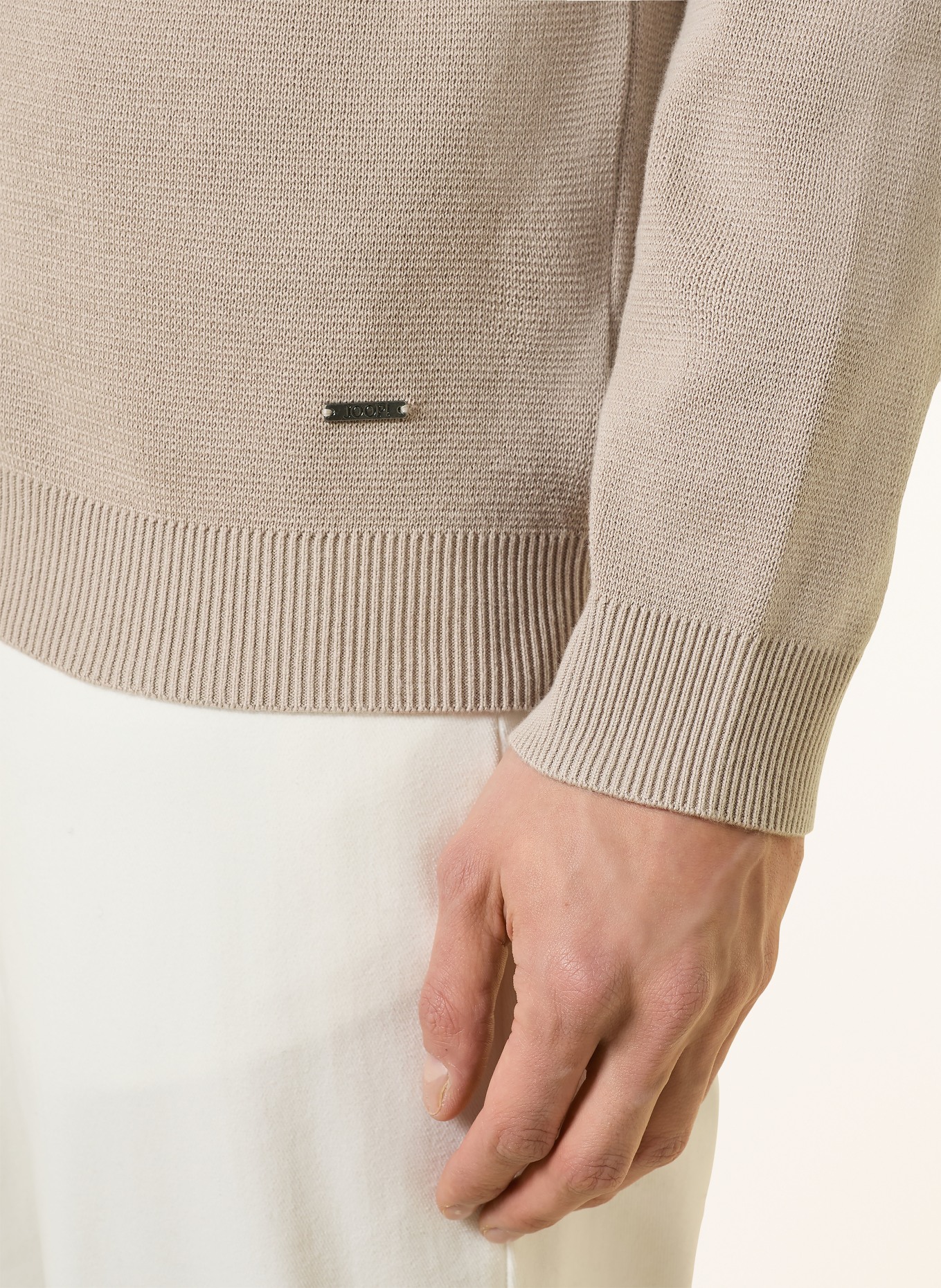 JOOP! Strickjacke OWERO: BEIGE