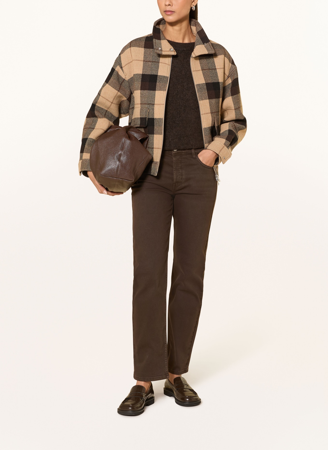 comma Straight Jeans MARA: 8940 BROWN