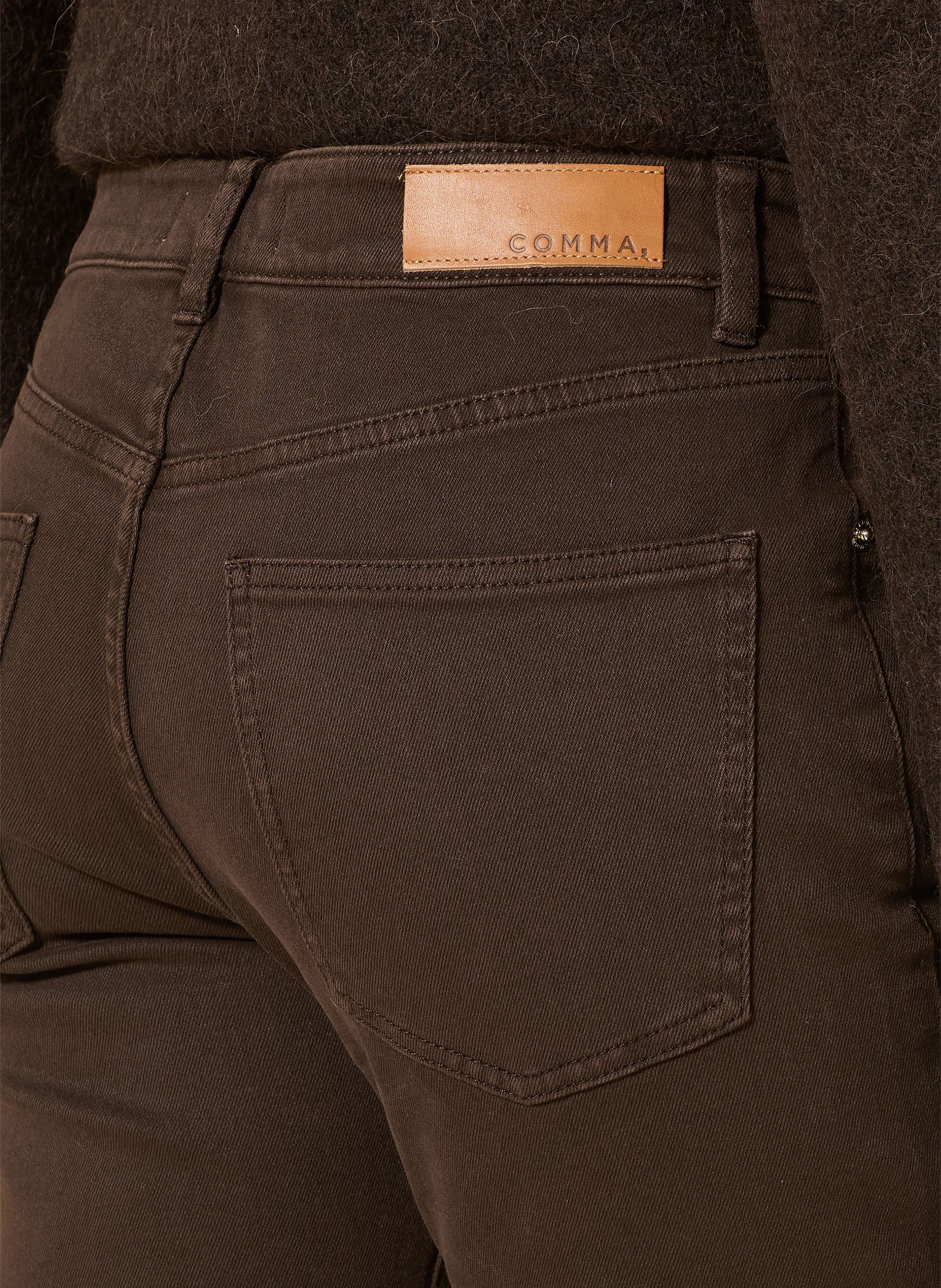 comma Straight Jeans MARA: 8940 BROWN