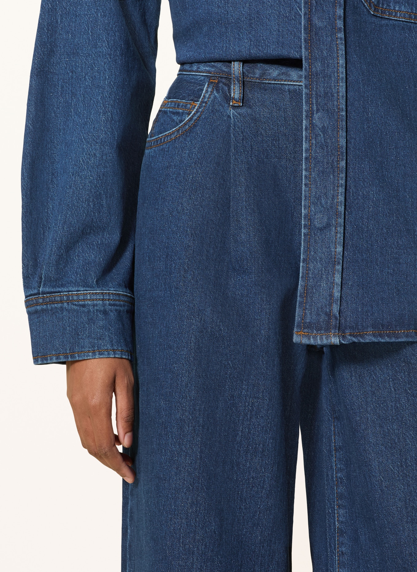 comma casual identity Wide Leg Jeans: 55Z2 BLUE