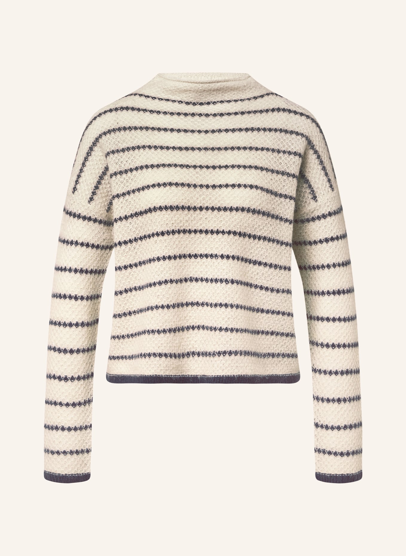 s.Oliver BLACK LABEL sweater: WHITE / DARK GRAY