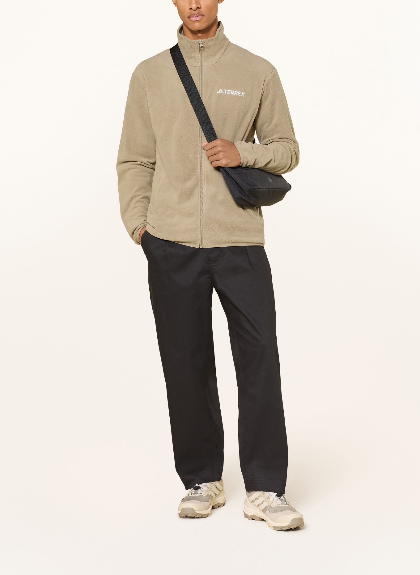 adidas TERREX Fleecová bunda MULTI ESSENTIALS: BÉŽOVÁ