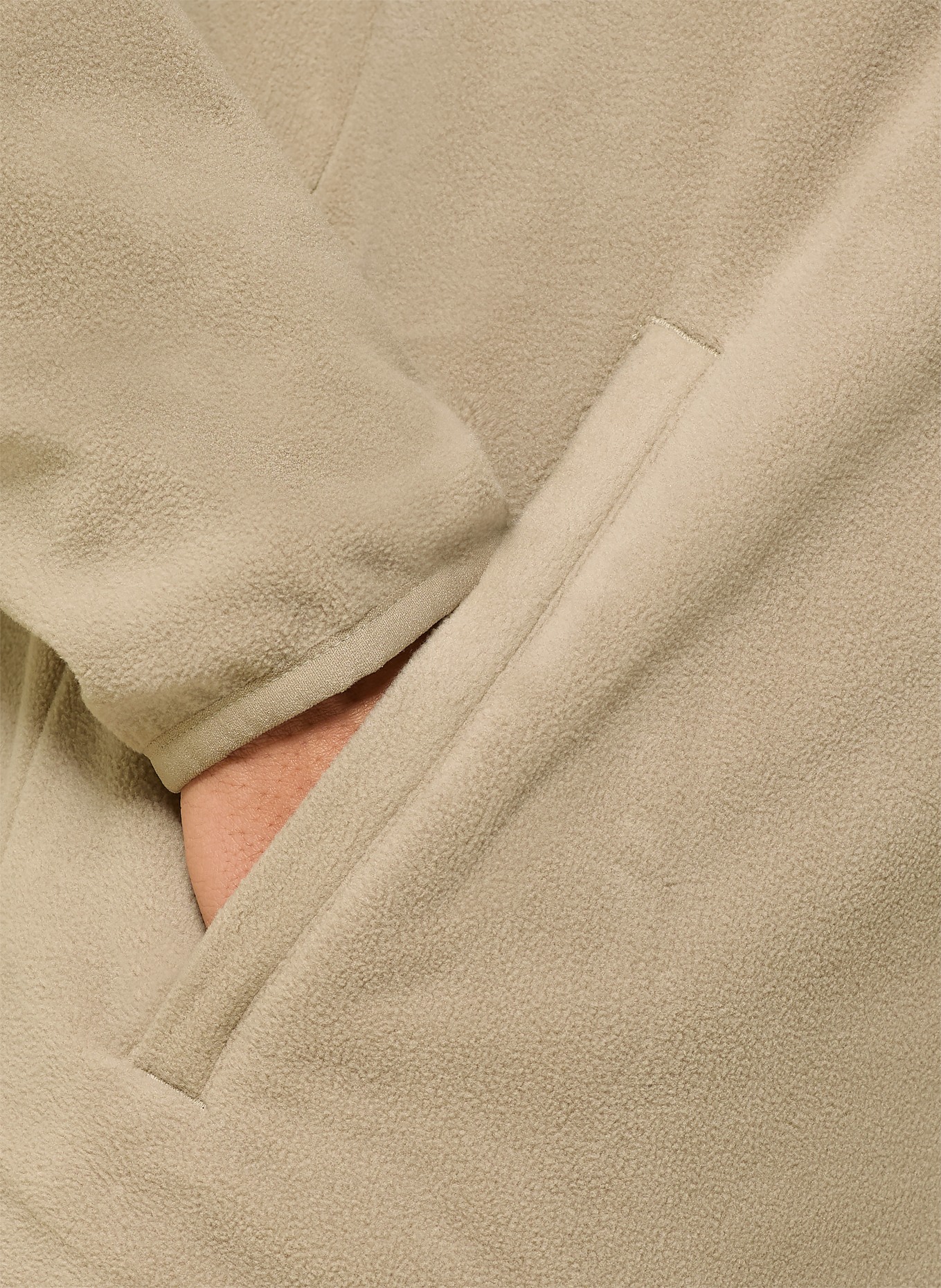 adidas TERREX Fleecová bunda MULTI ESSENTIALS: BÉŽOVÁ