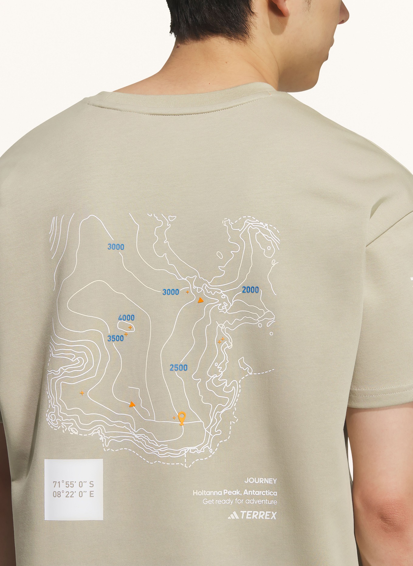 adidas TERREX T-Shirt GRAPHIC: BEIGE