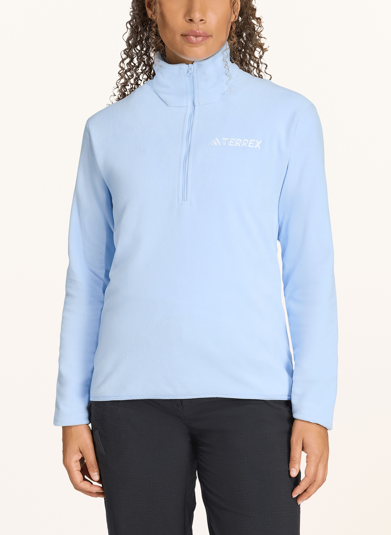 adidas TERREX Fleece-Troyer MULTI ESSENTIALS: HELLBLAU
