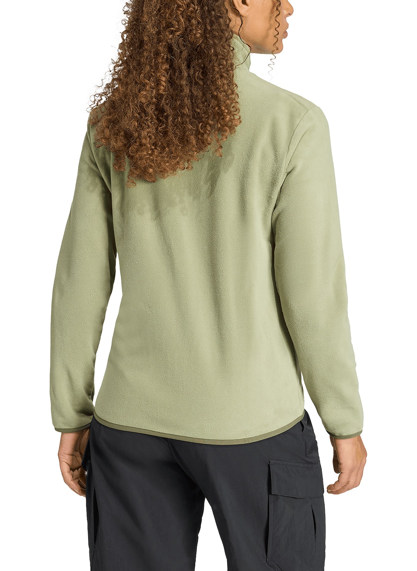 adidas TERREX Fleecová bunda MULTI ESSENTIALS: SVĚTLE ZELENÁ