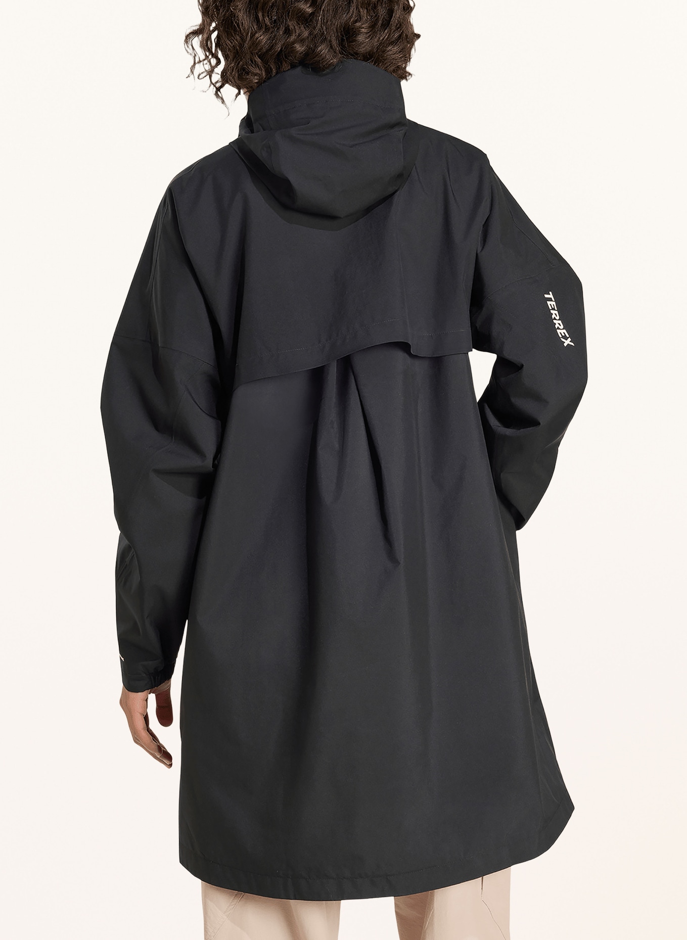 adidas TERREX Regenjacke MULTI: SCHWARZ